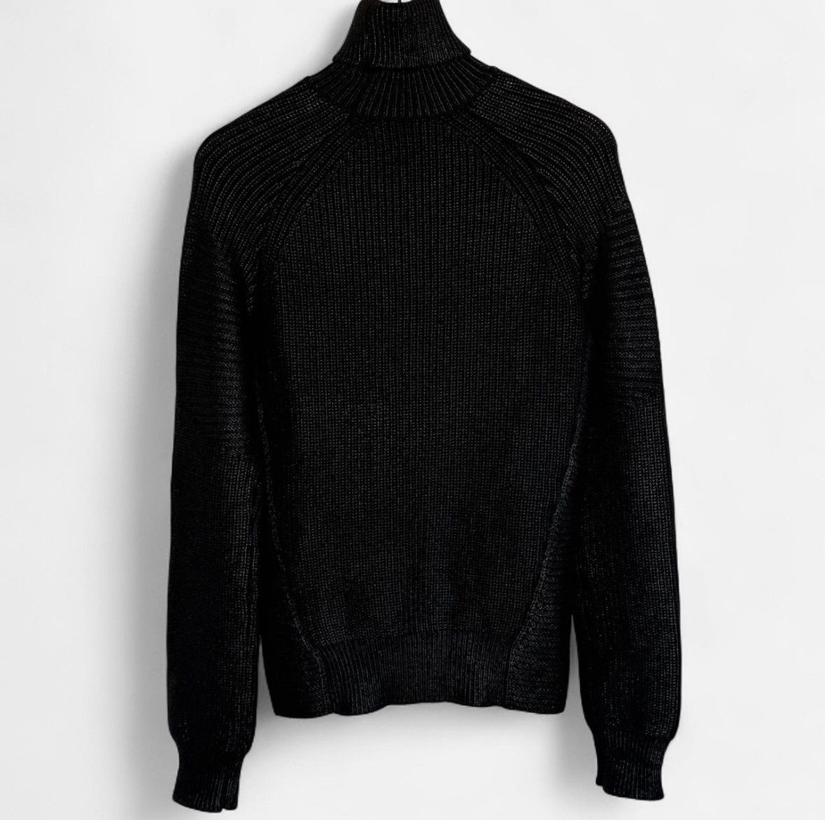Diesel Black Gold Black Shiny Thread Turtleneck Sweater Size US XS / EU 42 / 0 - 2 Thumbnail