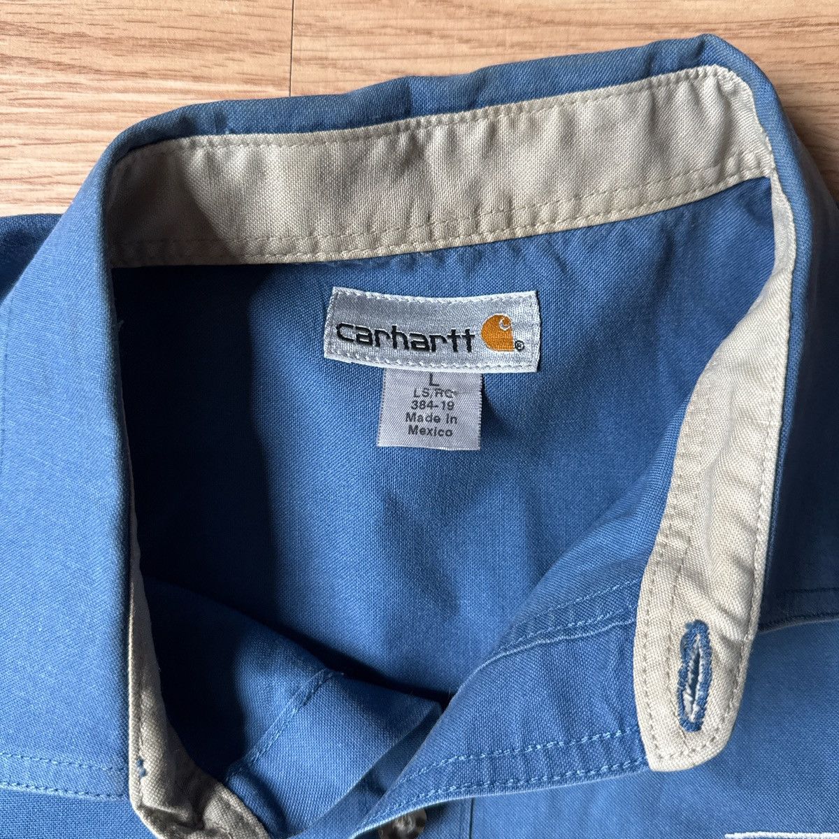 Carhartt Blue Vintage 90s Carhartt size Large Size US L / EU 52-54 / 3 - 2 Thumbnail