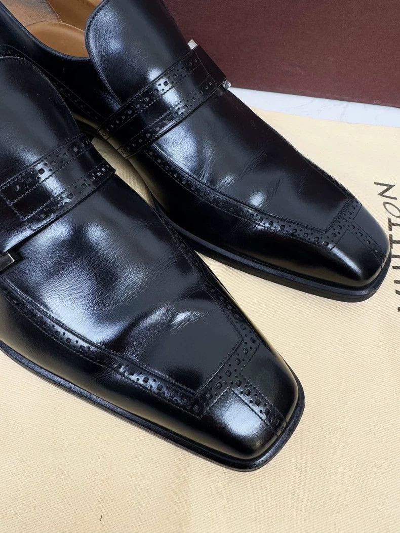 Louis Vuitton Louis Vuitton Men's Leather Dress Shoes -2505 Size US 6 / EU 39 - 6 Thumbnail