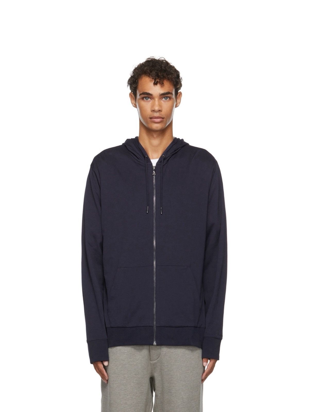 Ralph Lauren Purple Label Ralph Lauren Purple Label Navy Zip Hoodie RRP 1450$ Size US XL / EU 56 / 4 - 1 Thumbnail