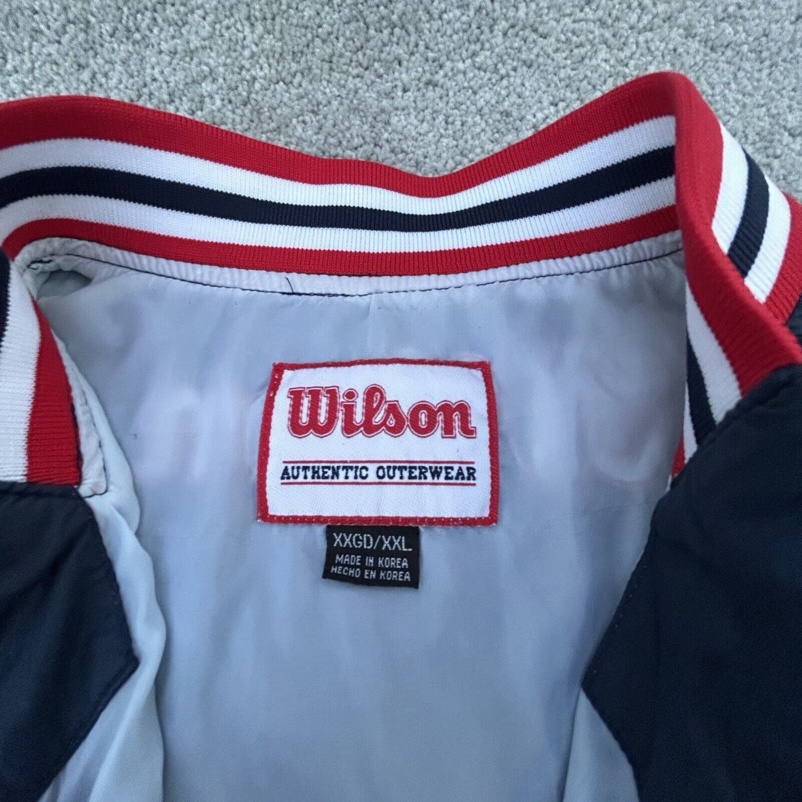 Wilson Vintage Wilson Jacket Adult XXL 1/2 Zip Windbreaker Baseball Size US XXL / EU 58 / 5 - 6 Thumbnail