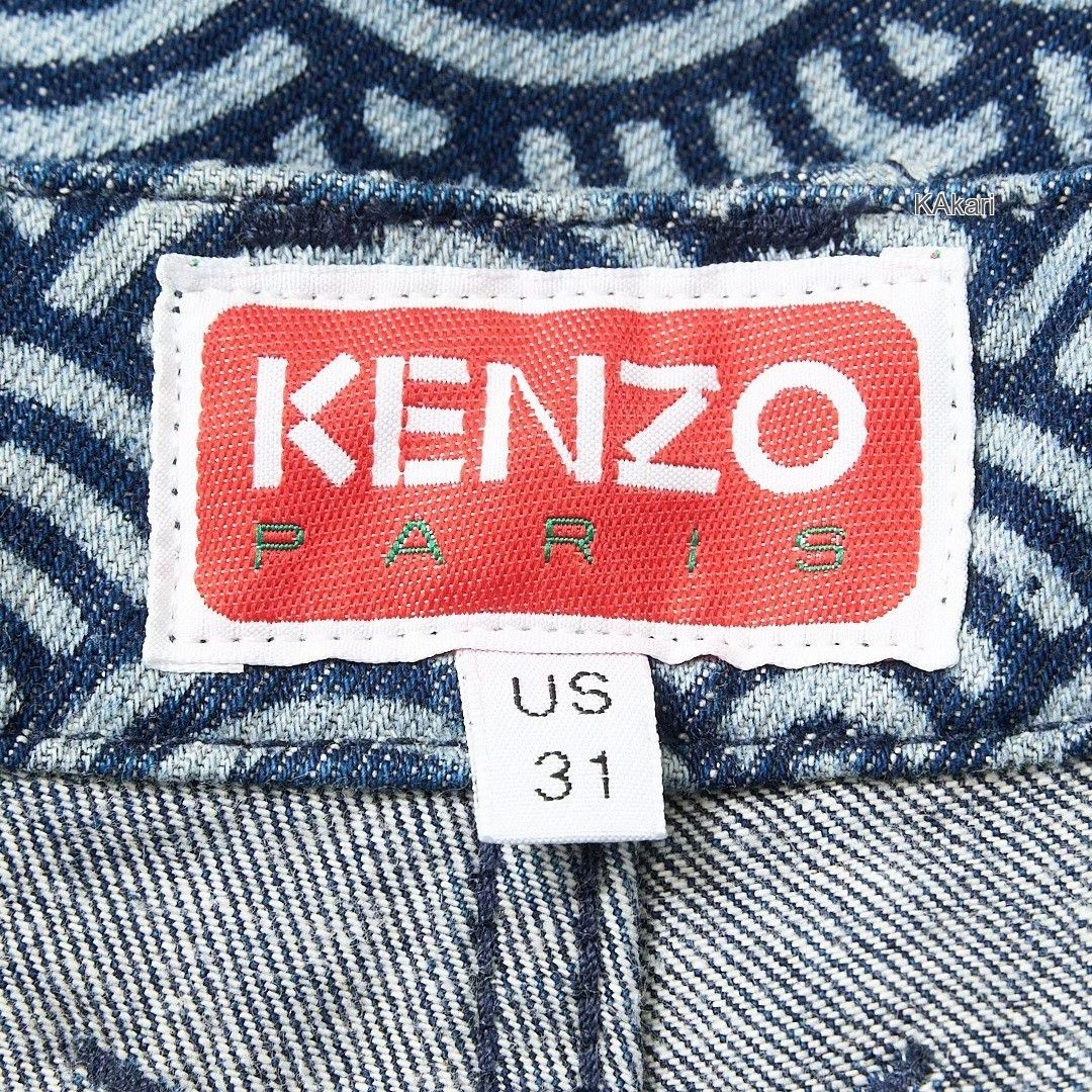 Kenzo Kenzo Men's Ripple Straight Jeans Size US 30 / EU 46 - 8 Thumbnail