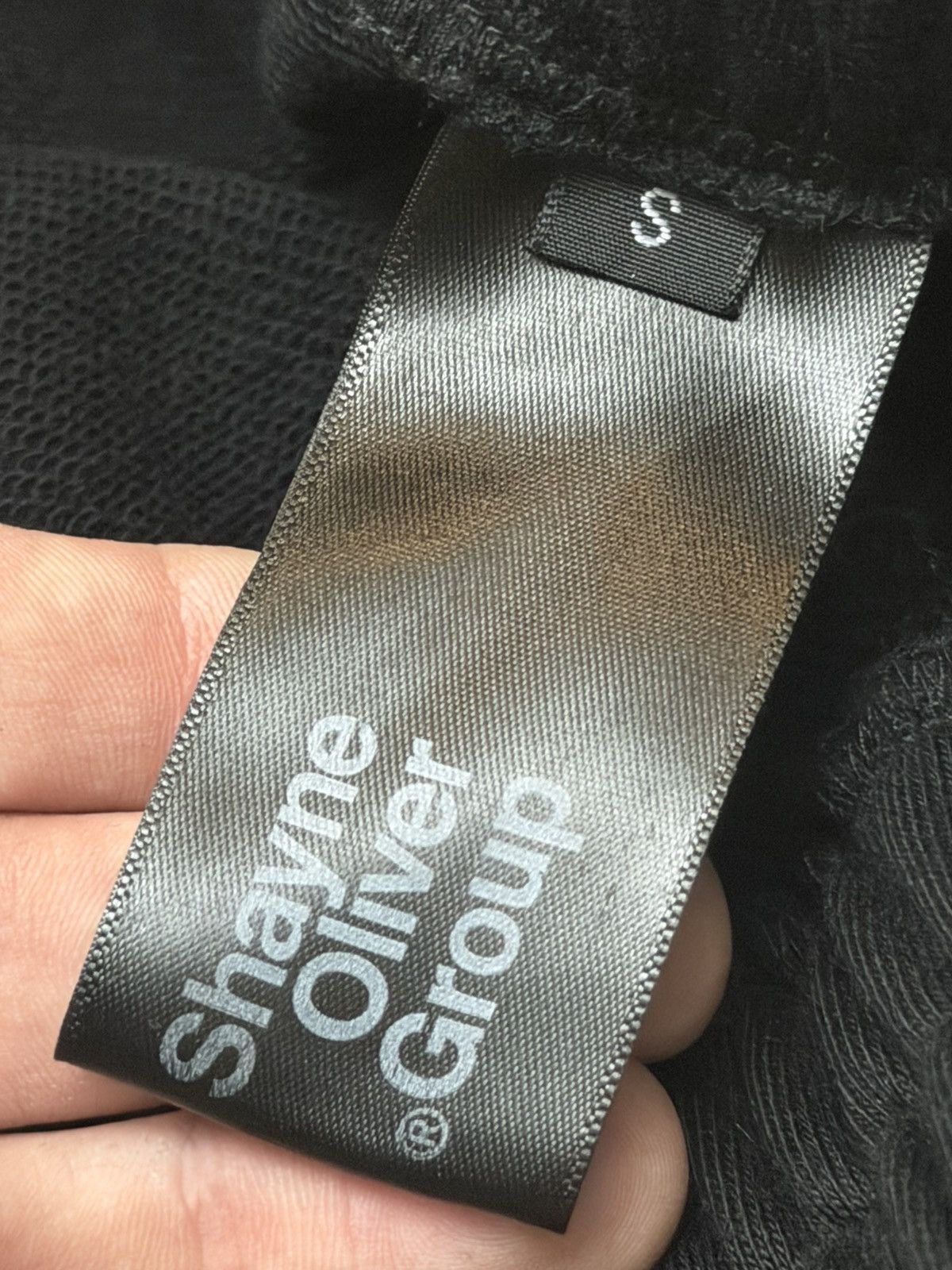 Anonymous Club Anonymous Club Black Logo Wide Sweatpants Size US 30 / EU 46 - 5 Thumbnail