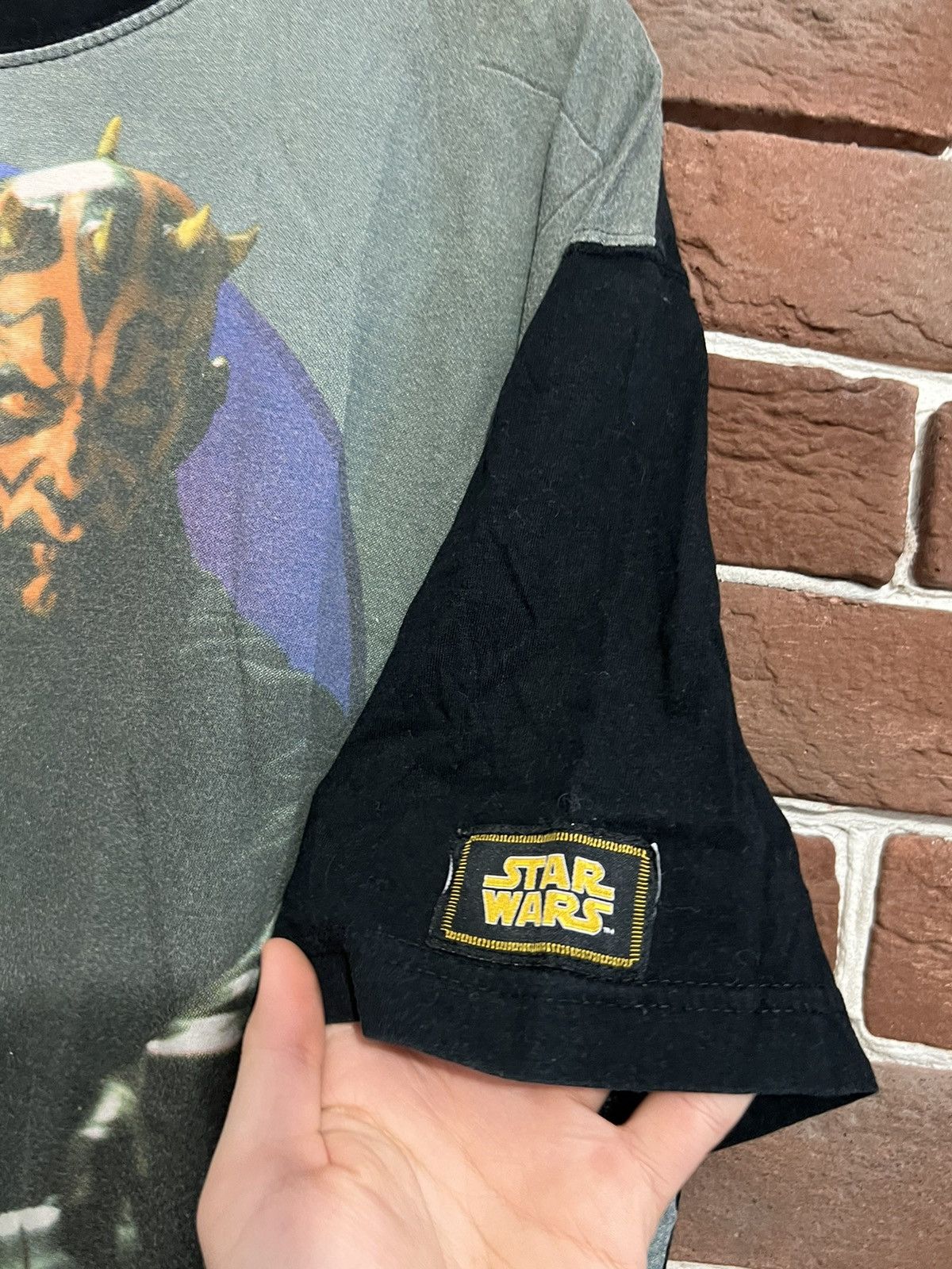 Star Wars Rare Vintage 90s Star Wars Darth Maul Tshirt Tatooine Anakin Size US XL / EU 56 / 4 - 4 Thumbnail