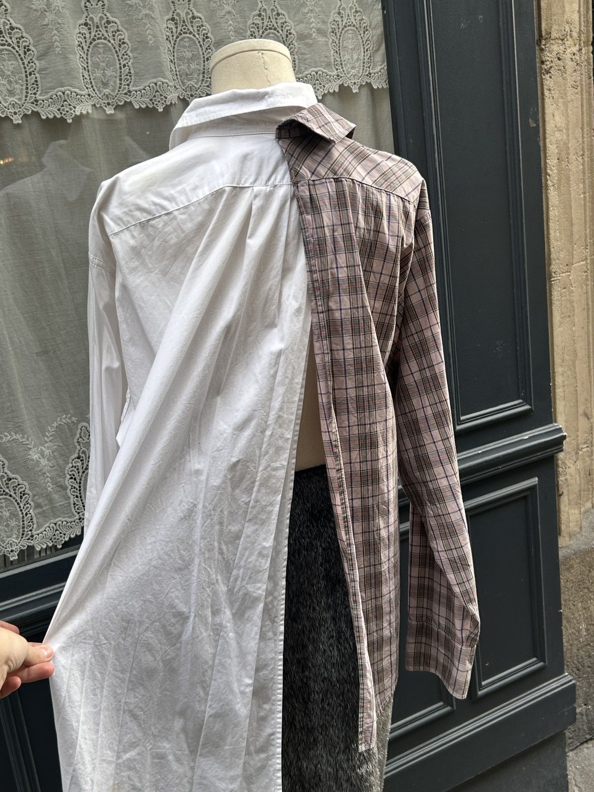 Vaquera Vaquera NYC F/W 2018 asymmetric mis-match button up Size M / US 6-8 / IT 42-44 - 6 Thumbnail