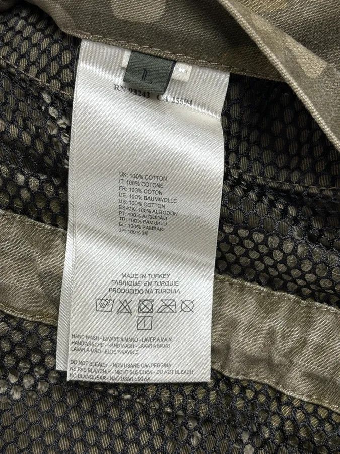 Diesel 2010 Diesel Khaki Jacket Nylon Laser Cut Distressed Size L Size US L / EU 52-54 / 3 - 16 Thumbnail