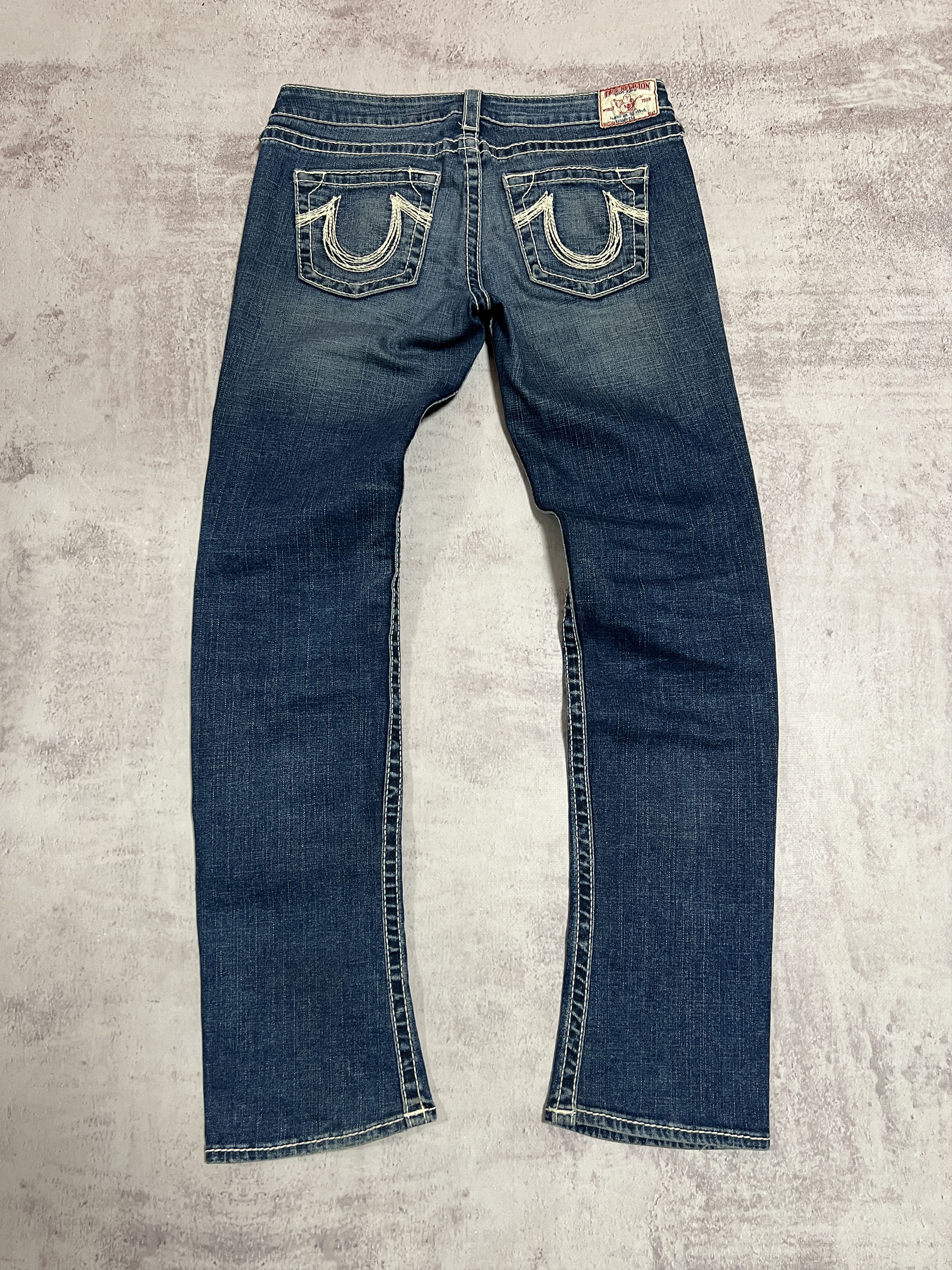 True Religion Vintage True religion Y2K Rainbow Gina denim jeans Size 31" - 1 Thumbnail