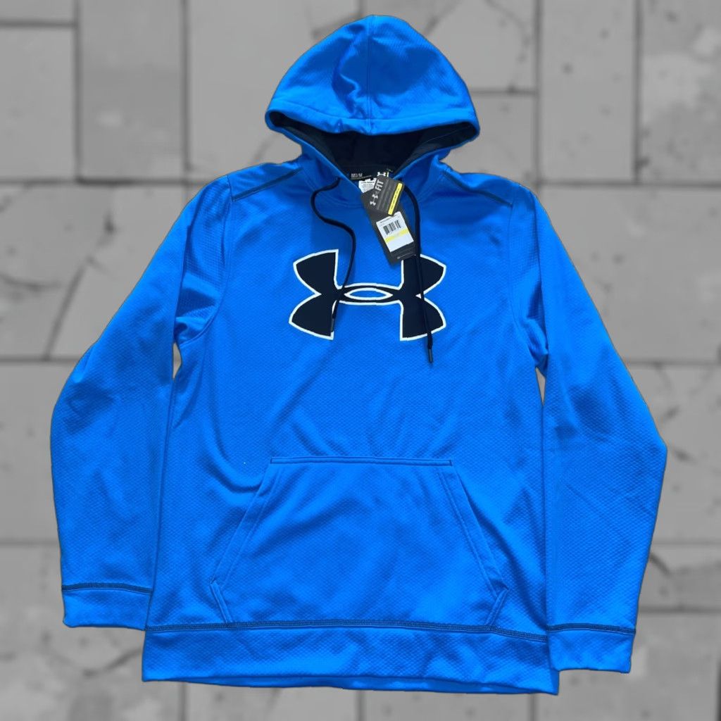 Under Armour Under Armour Hoodie Pullover Blue Mens M NWT Size US M / EU 48-50 / 2 - 1 Thumbnail
