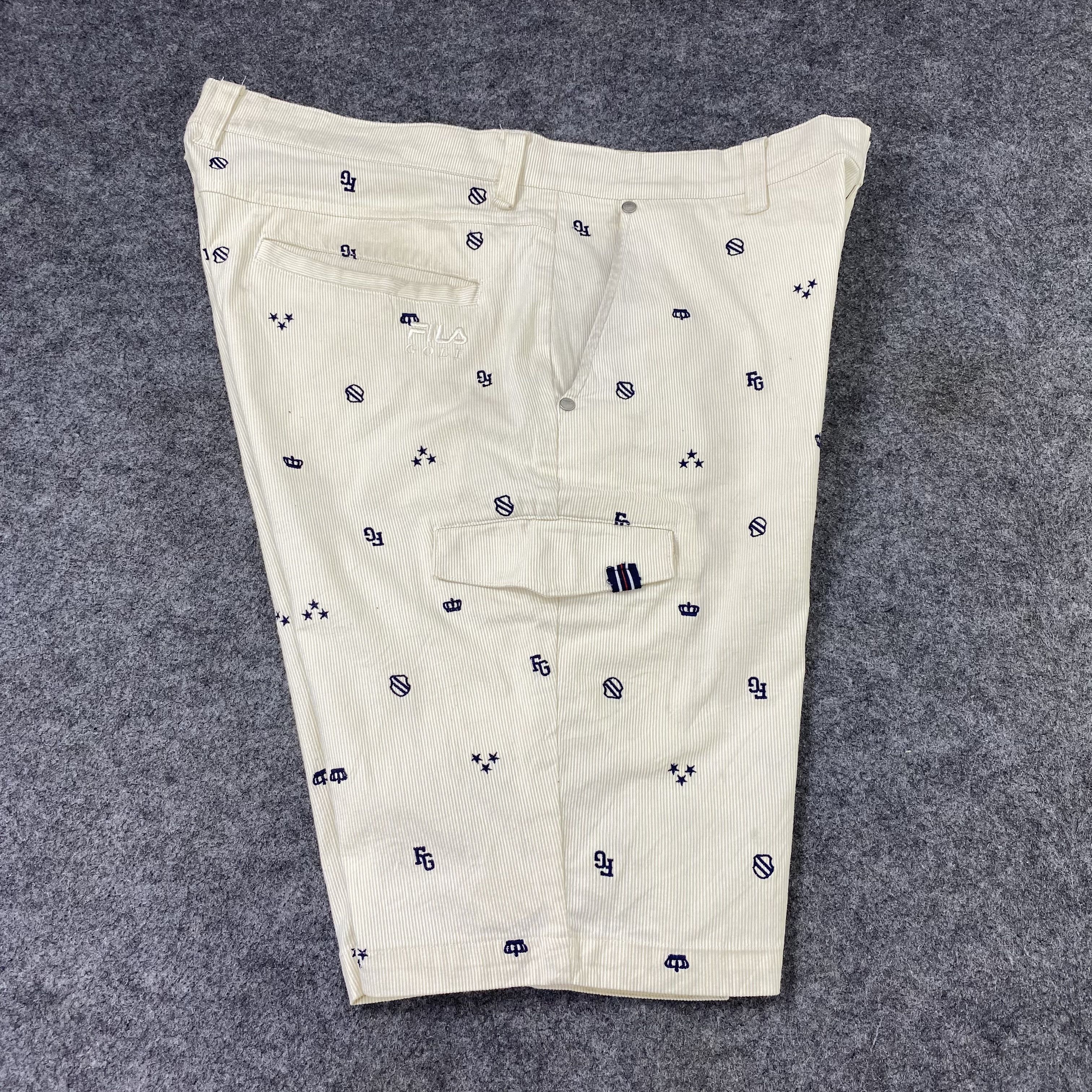 Fila Fila Golf Monogram Shorts Pants -C048 Size US 36 / EU 52 - 3 Thumbnail