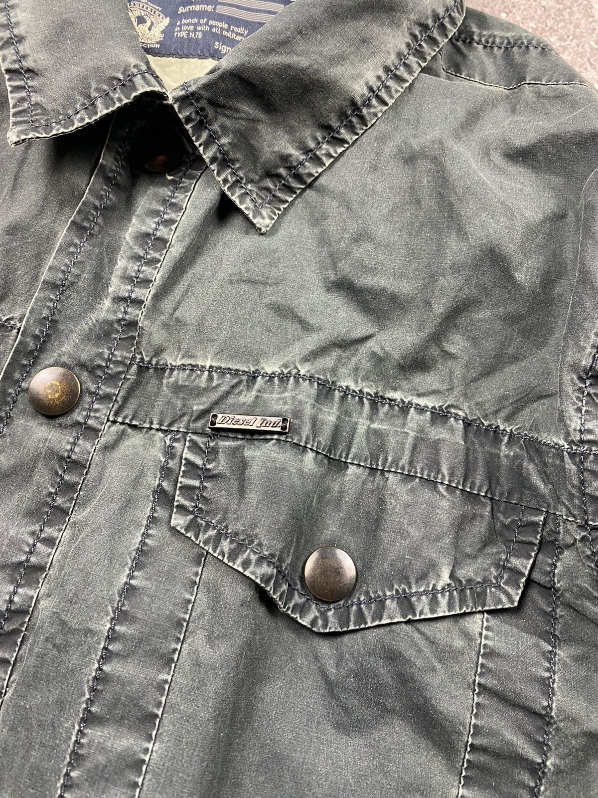 Diesel Avant Garde Diesel Junya Watanabe zip shirt Japan Arcival🔥 Size US XL / EU 56 / 4 - 7 Thumbnail
