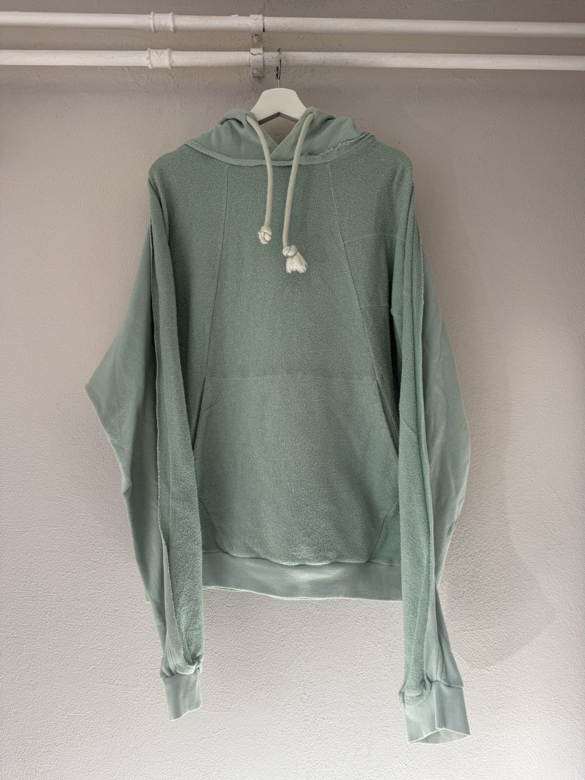 Maison Margiela Inside-Out Hooded Sweatshirt with Textured Panels Size US M / EU 48-50 / 2 - 2 Thumbnail