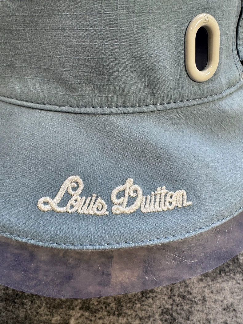 Louis Vuitton Louis Vuitton Blue and White Fisherman's Hat Size ONE SIZE - 3 Thumbnail