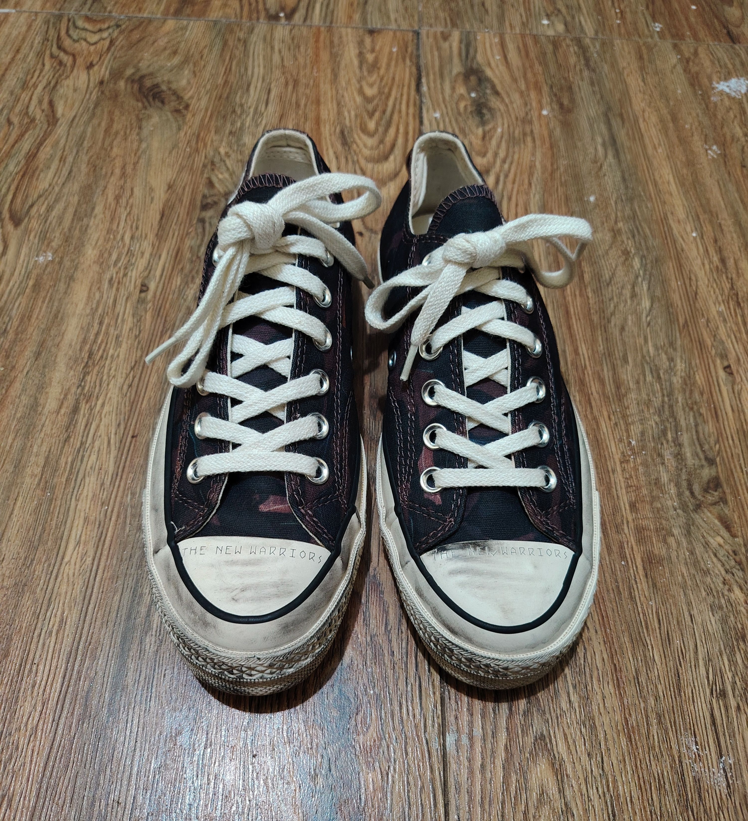 Converse × Undercover UNDERCOVER - CONVERSE - Purple Camo Print Sneakers Size US 5 / EU 37 - 3 Thumbnail