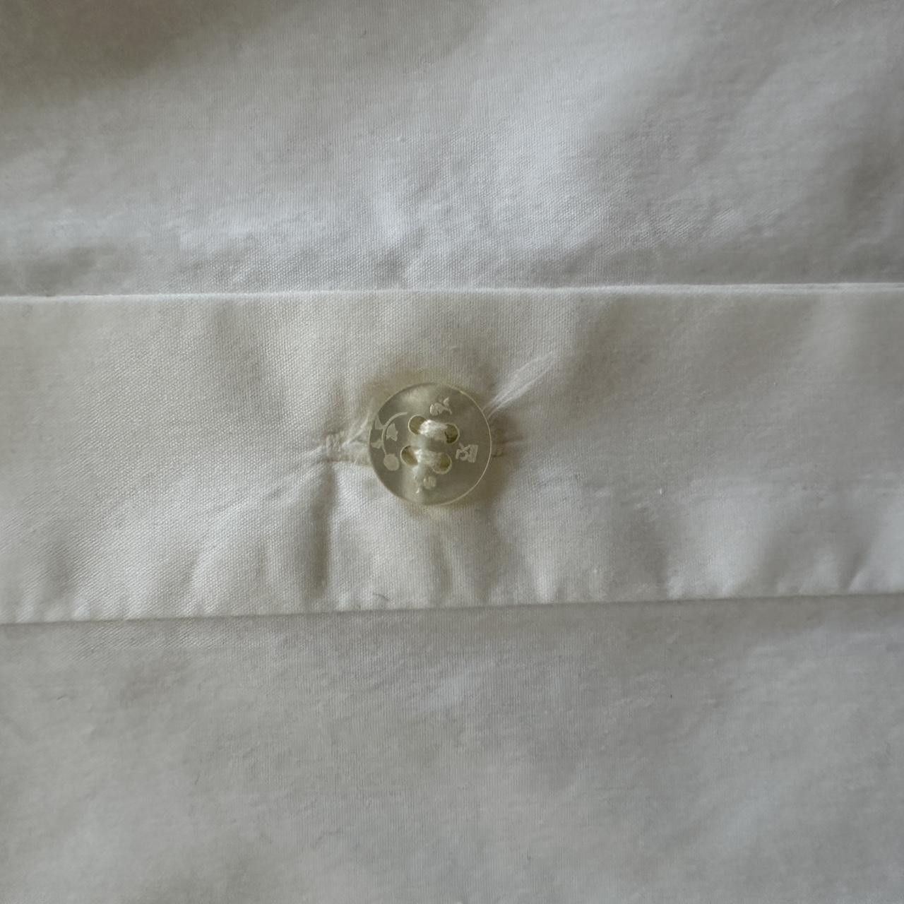 J.KIM J.Kim White Bed Linen Shirt Size L / US 10 / IT 46 - 8 Thumbnail