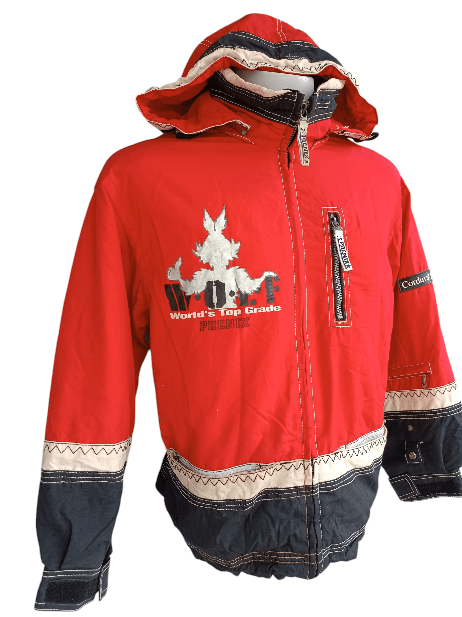 Phoenix Clothing × Vintage 💥RARE💥Phenix Wolf Cordura Ski Zipper Hoodie Jacket SW10 Size US L / EU 52-54 / 3 - 2 Thumbnail