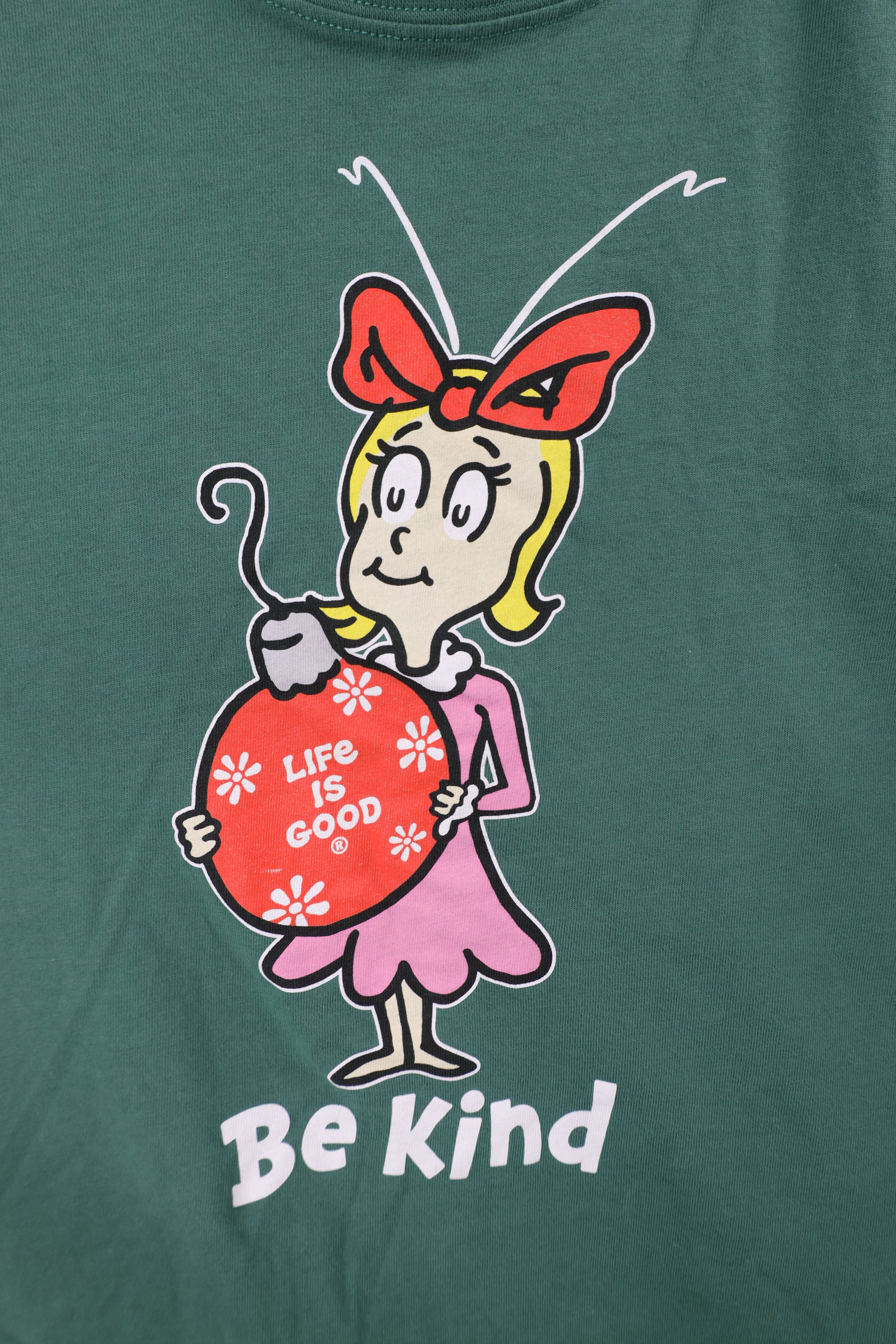 Life is Good × Vintage Life Is Good Dr Seuss The Grinch Cindy Lou Be Kind T-Shirt Size XXL / US 16-18 / IT 52-54 - 6 Thumbnail