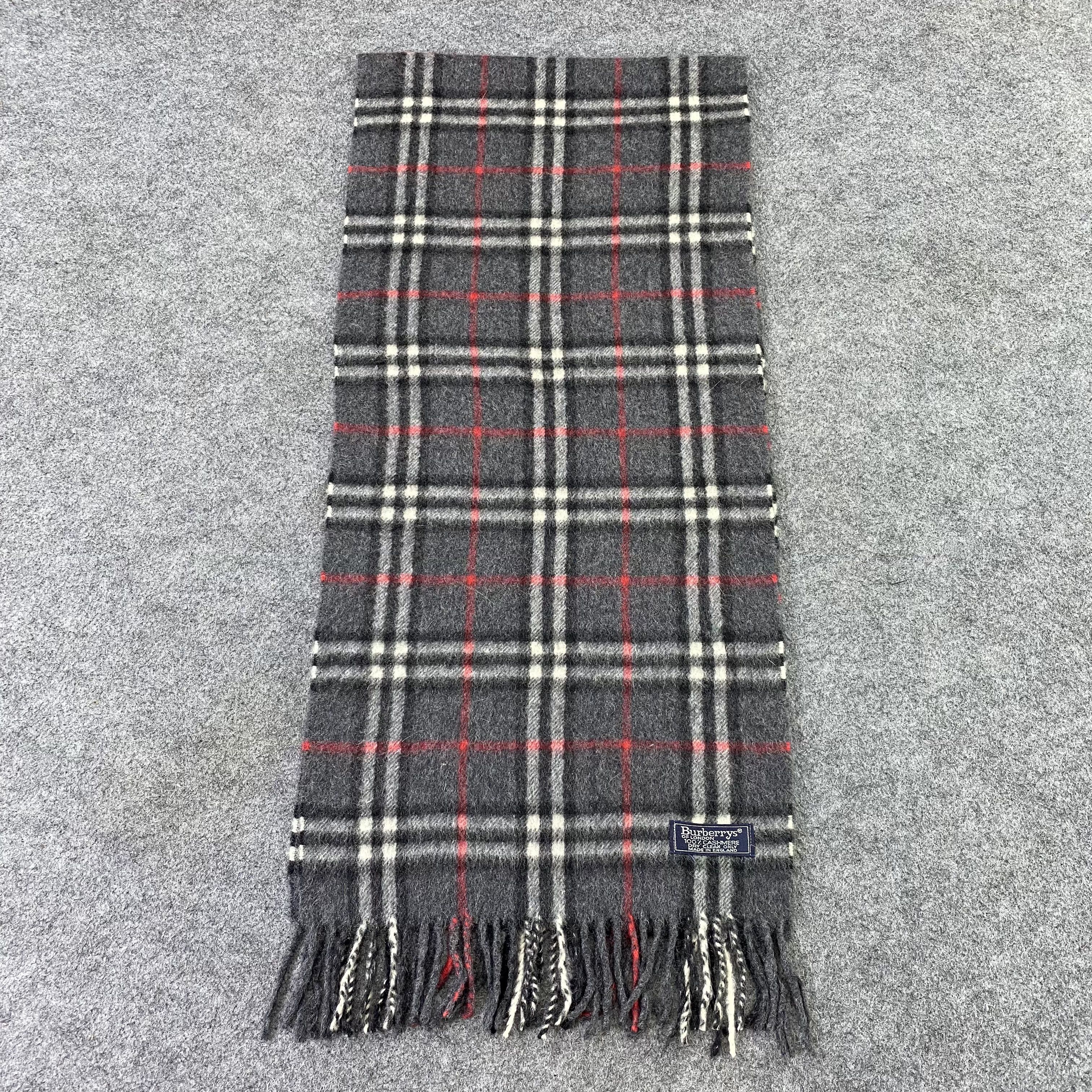Burberry Vintage Burberry Cashmere Scarf / Muffler / Neckwear-K058 Size ONE SIZE - 2 Thumbnail