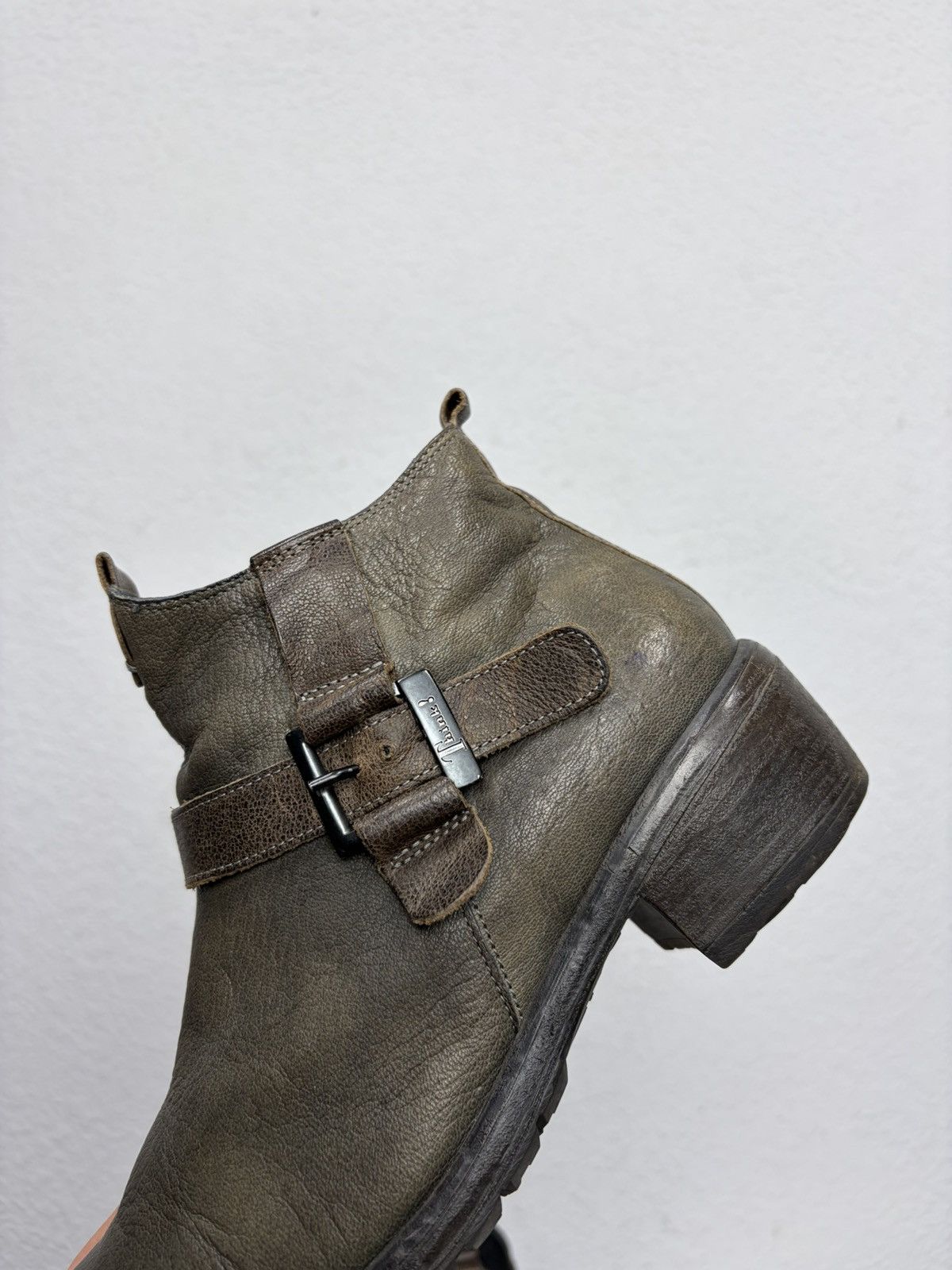 Hedi Slimane Vintage Italian Rangers AS98 Guidi Style Leather Biker Boots Size US 8 / EU 41 - 13 Thumbnail