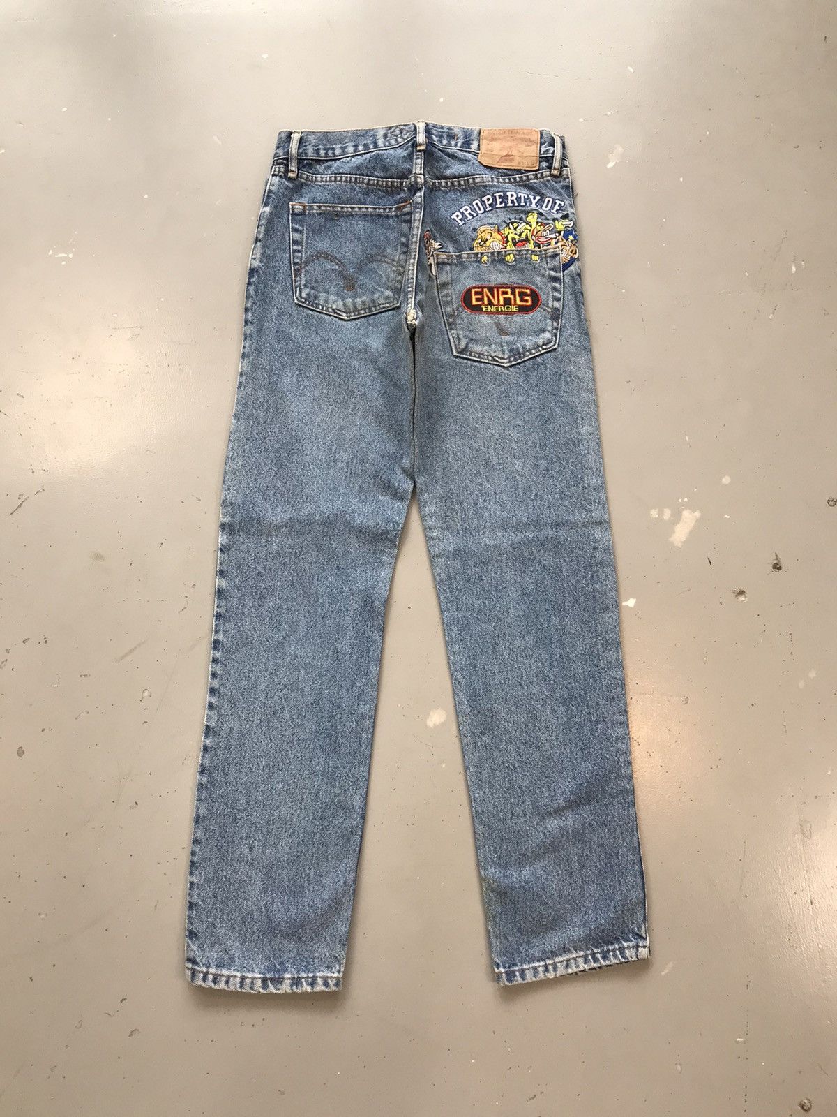 Energie × Vintage Vintage energy trade mark SpellOut animal embroidered denim Size US 30 / EU 46 - 1 Thumbnail