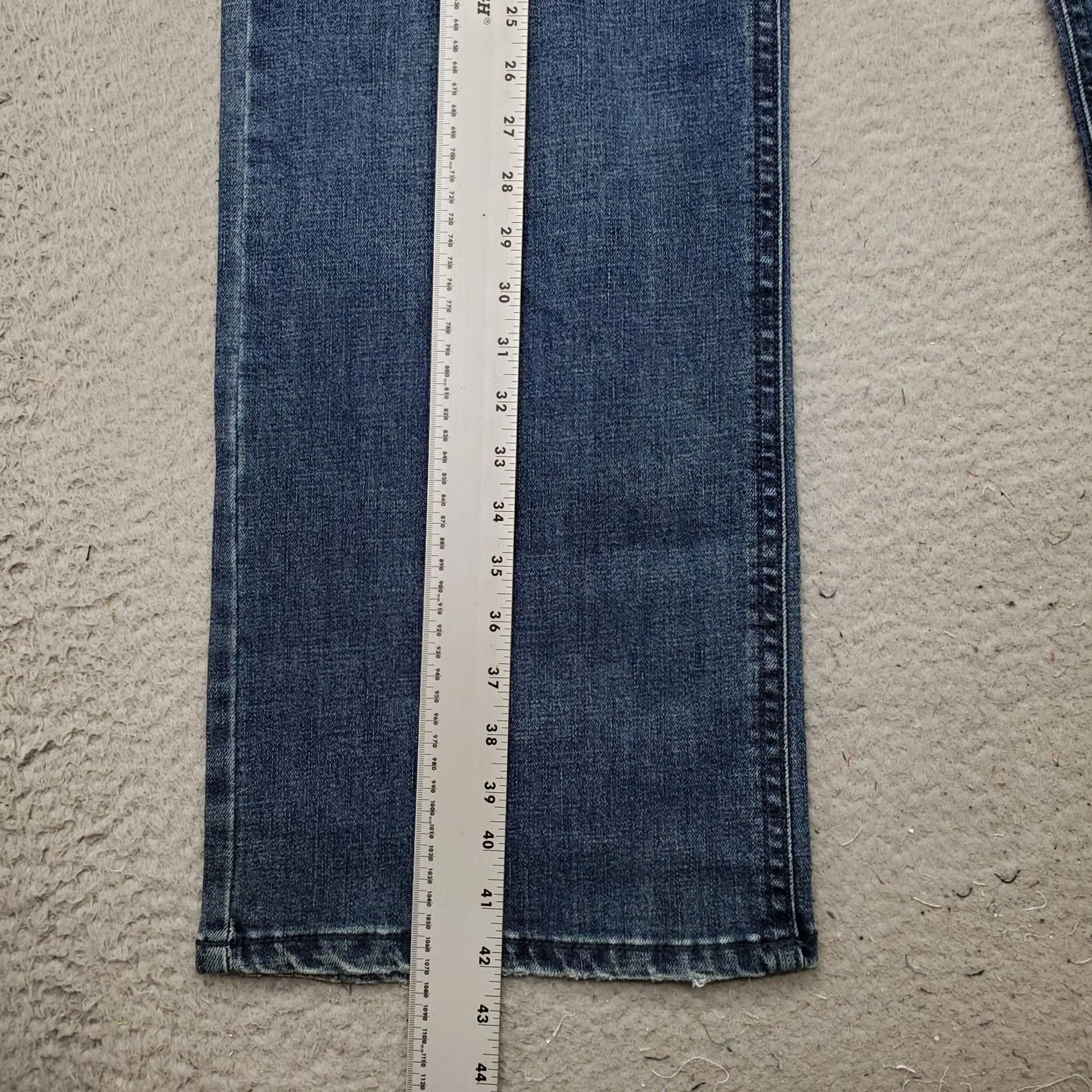 Denime Axel Jeans Mens 40x32 Bootcut Denim Stretch Slim 5-Pocket Blue Medium Wash Casual Ready-to-Wear Mens Size US 40 / EU 56 - 3 Thumbnail