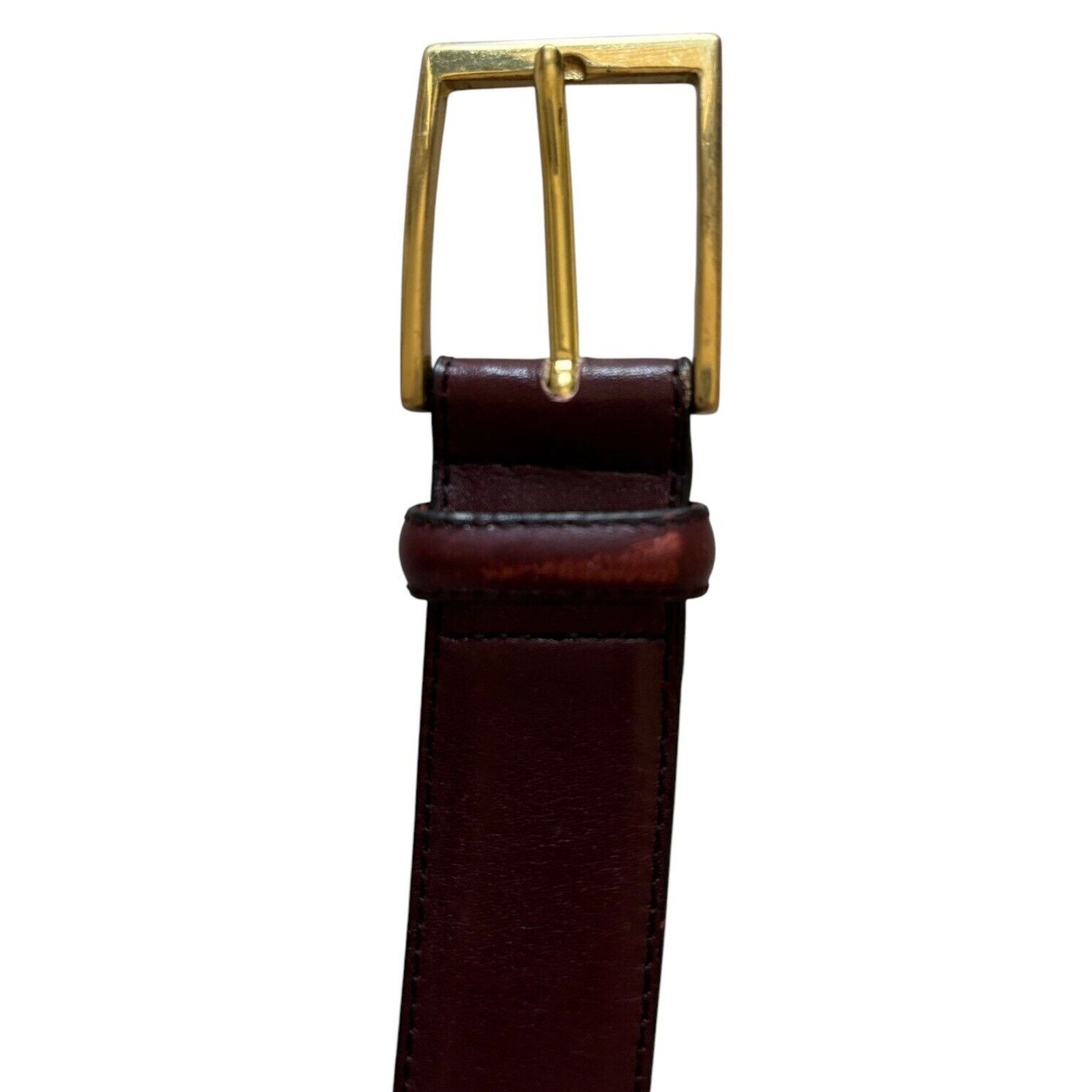 Brighton BRIGHTON 36113 ANILINA Brown men's leather belt Men’s sz 42 Size 42 - 2 Thumbnail