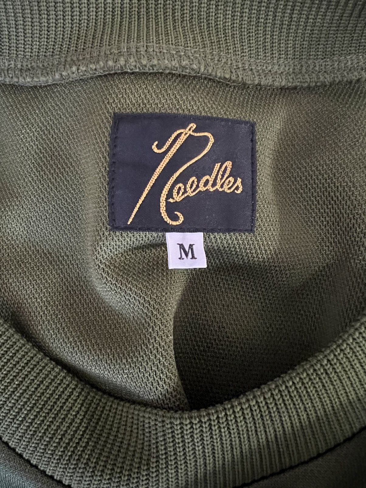 Needles Needles Khaki Green Track Top Size US M / EU 48-50 / 2 - 3 Thumbnail