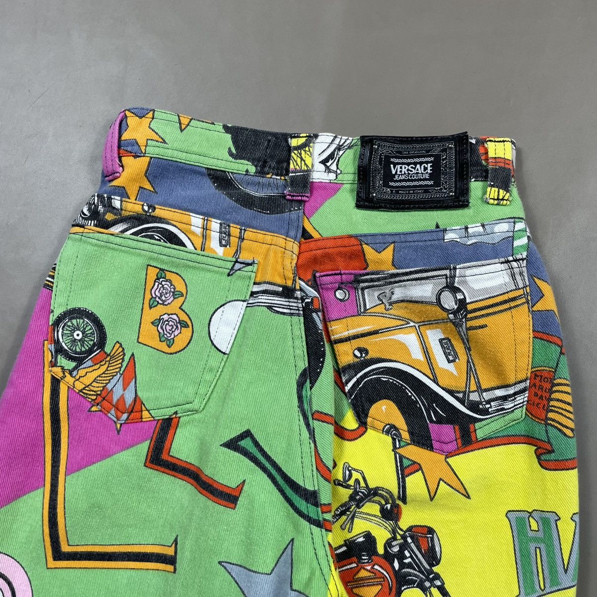 Versace × Versace Jeans Couture × Vintage VERSACE JEANS COUTURE BETTY BOOP POP ART JEANS Size 26" / US 2 / IT 38 - 9 Thumbnail