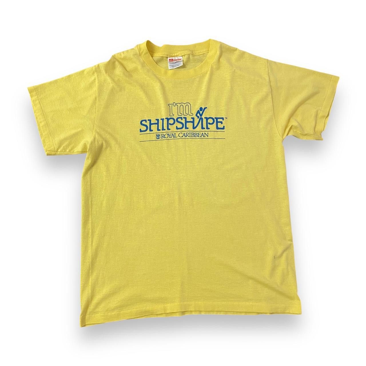 Designer Yellow Royal Carribean "I'm Shipshape" Tee Size US L / EU 52-54 / 3 - 1 Thumbnail