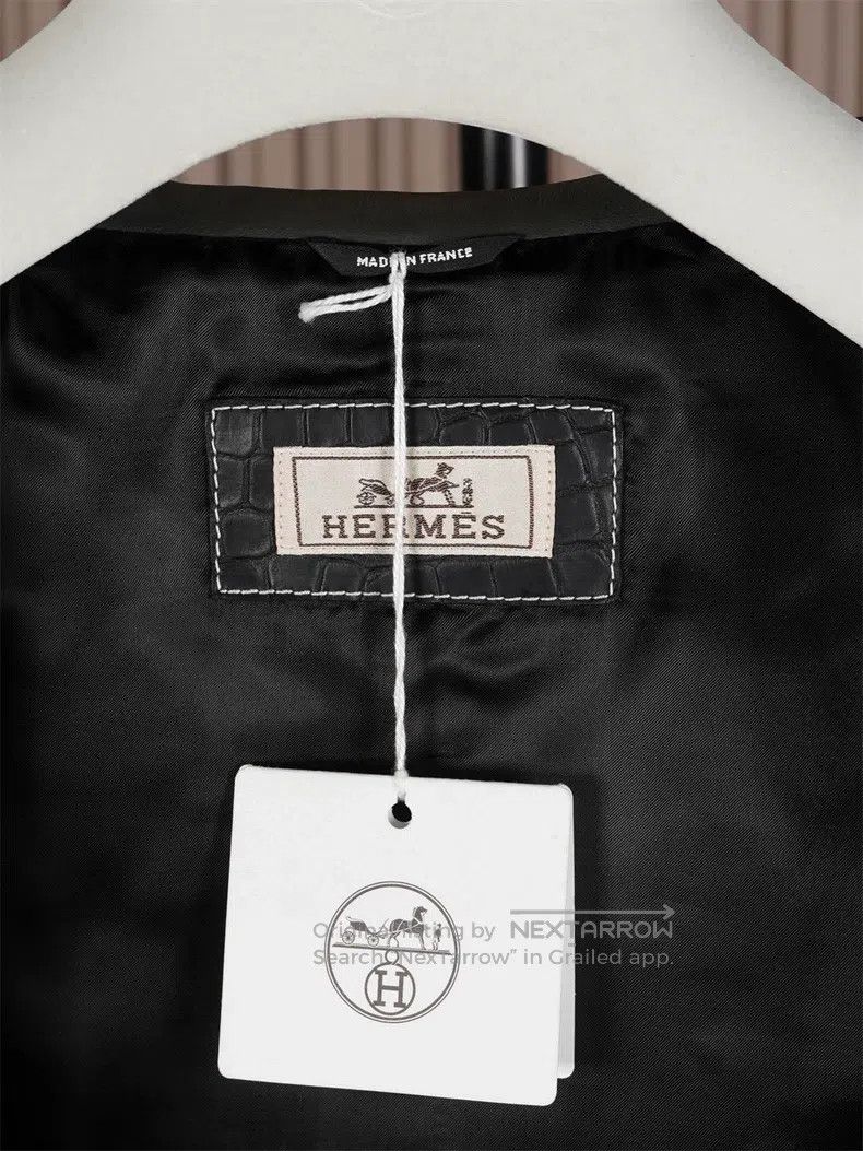 Hermes Hermes Crocodile leather jacket Size US M / EU 48-50 / 2 - 5 Thumbnail