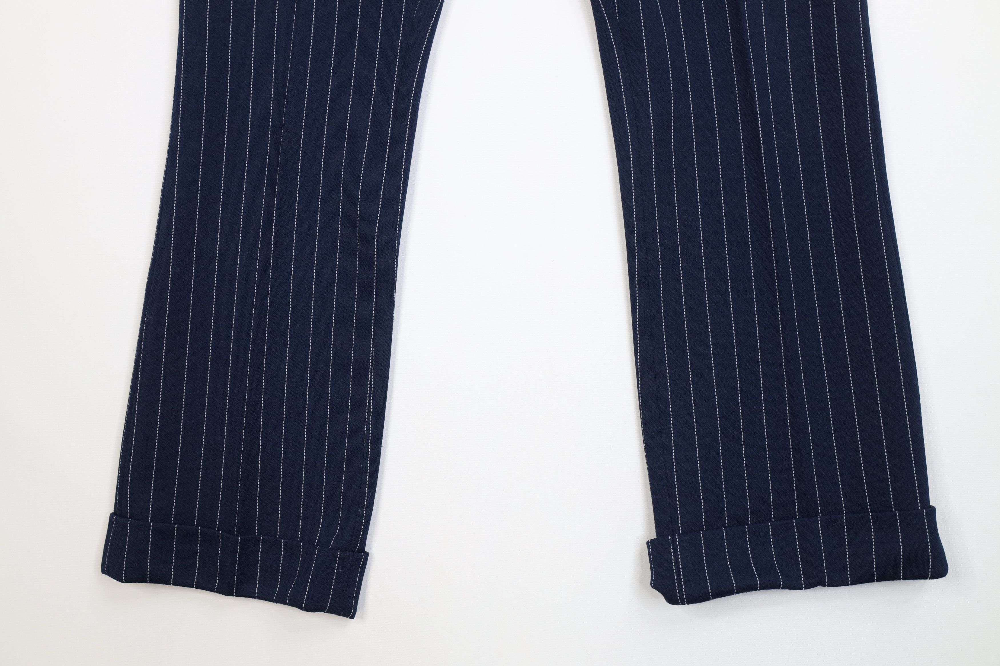 Vintage 70s Streetwear Knit Flared Wide Leg Chino Pants USA