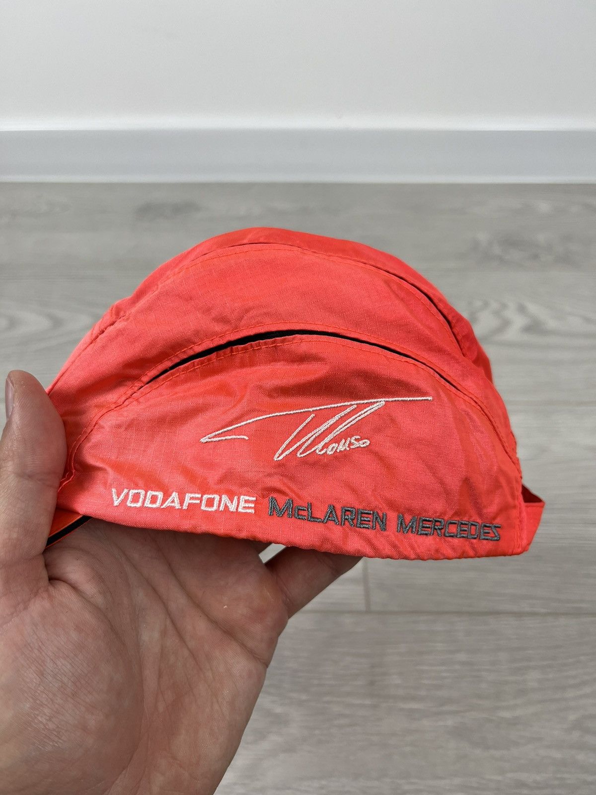 Mercedes-Benz Mercedes McLaren Vodafone Vintage Racing Team Nylon Cap Size ONE SIZE - 8 Thumbnail