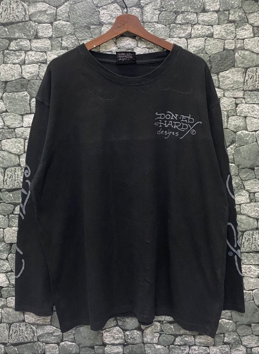 Ed Hardy Vintage Ed Hardy by Licensed by Ed Hardy Long Sleeve Shirt Size US XXL / EU 58 / 5 - 2 Thumbnail
