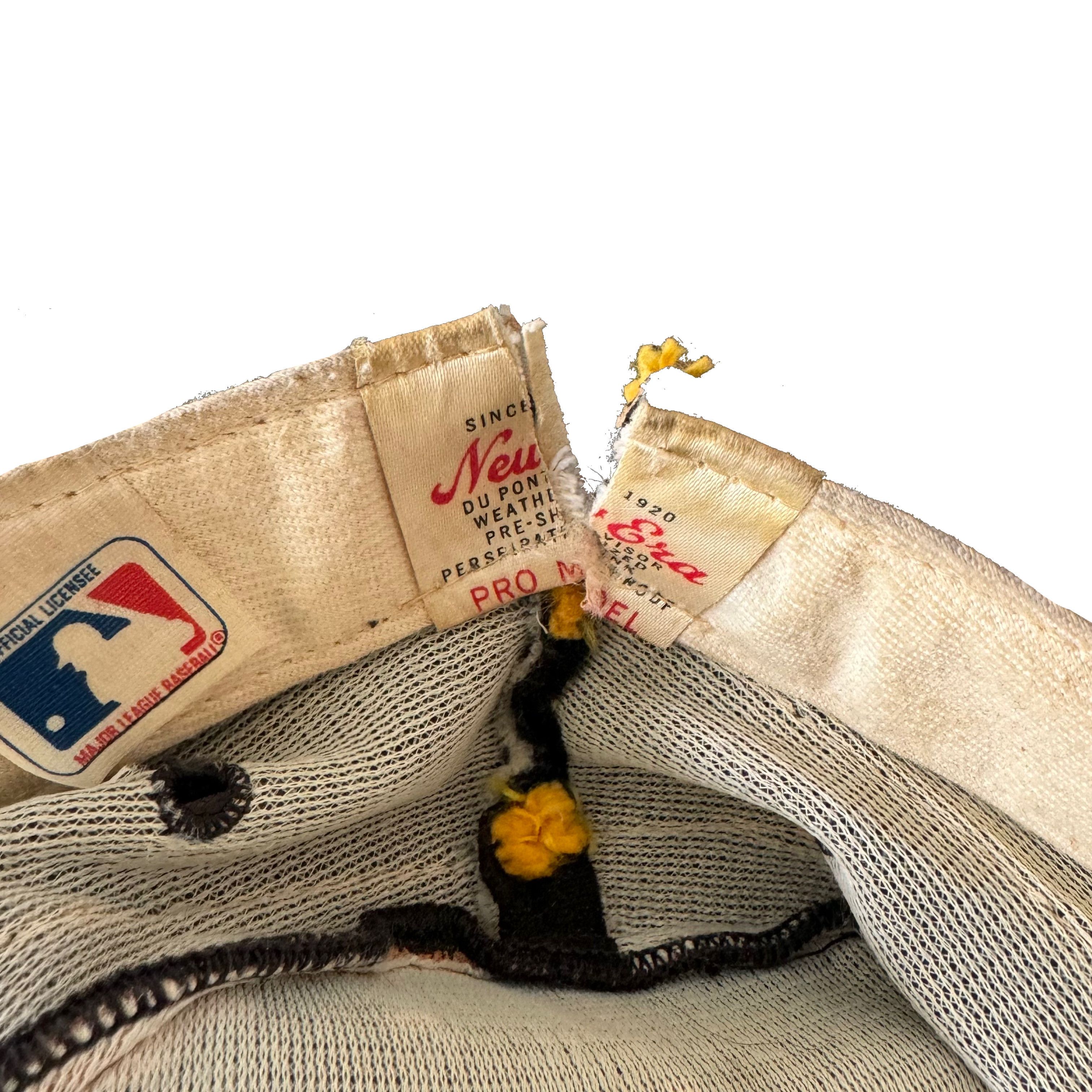 MLB × New Era × Vintage VTG 80s Pittsburgh Pirates New Era Pro Model MLB Fitted Hat Size ONE SIZE - 3 Thumbnail