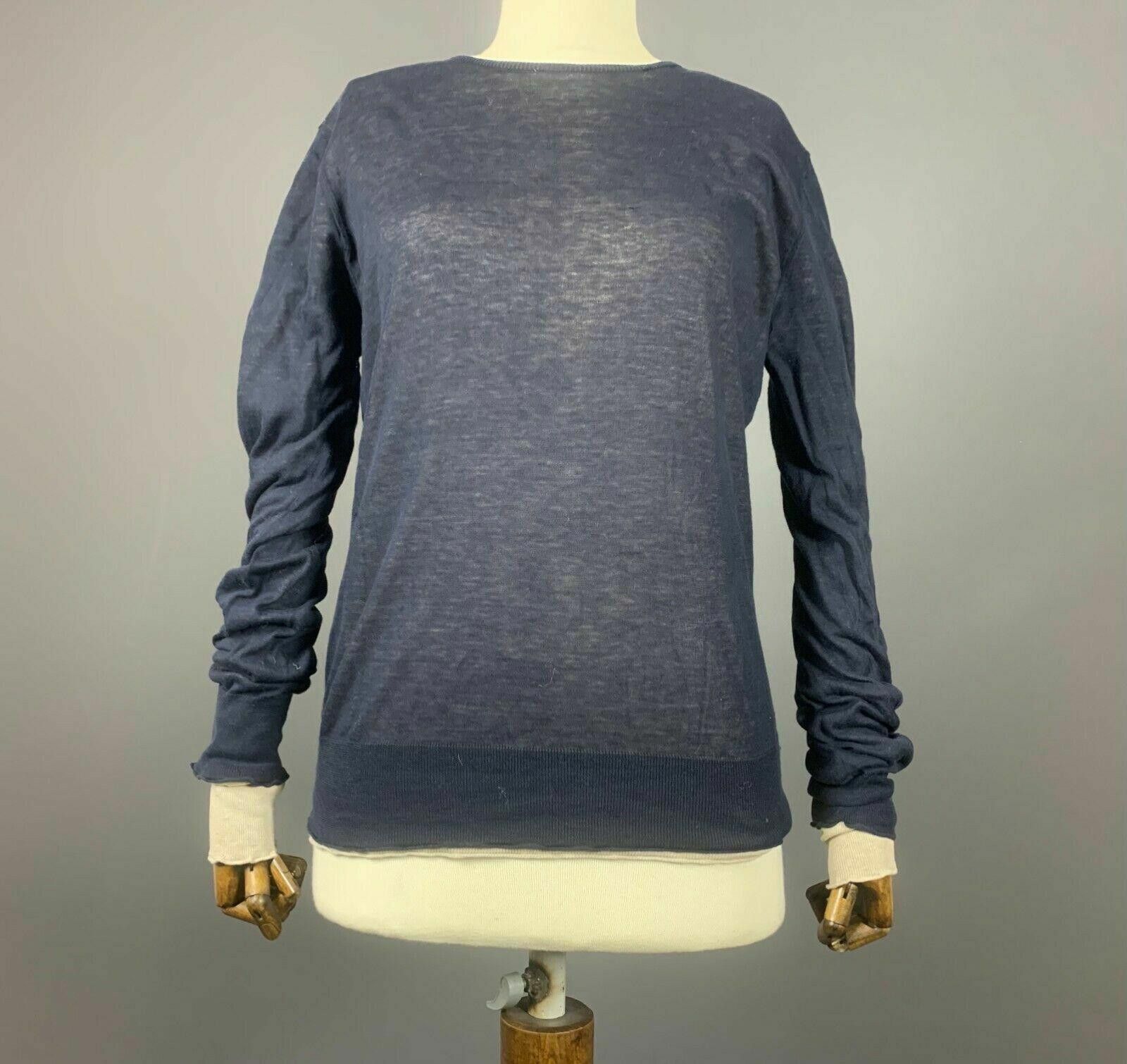 Dirk Bikkembergs Ladies Bikkembergs Blue Crew Neck Pullover Jumepr Size M Size M / US 6-8 / IT 42-44 - 2 Thumbnail