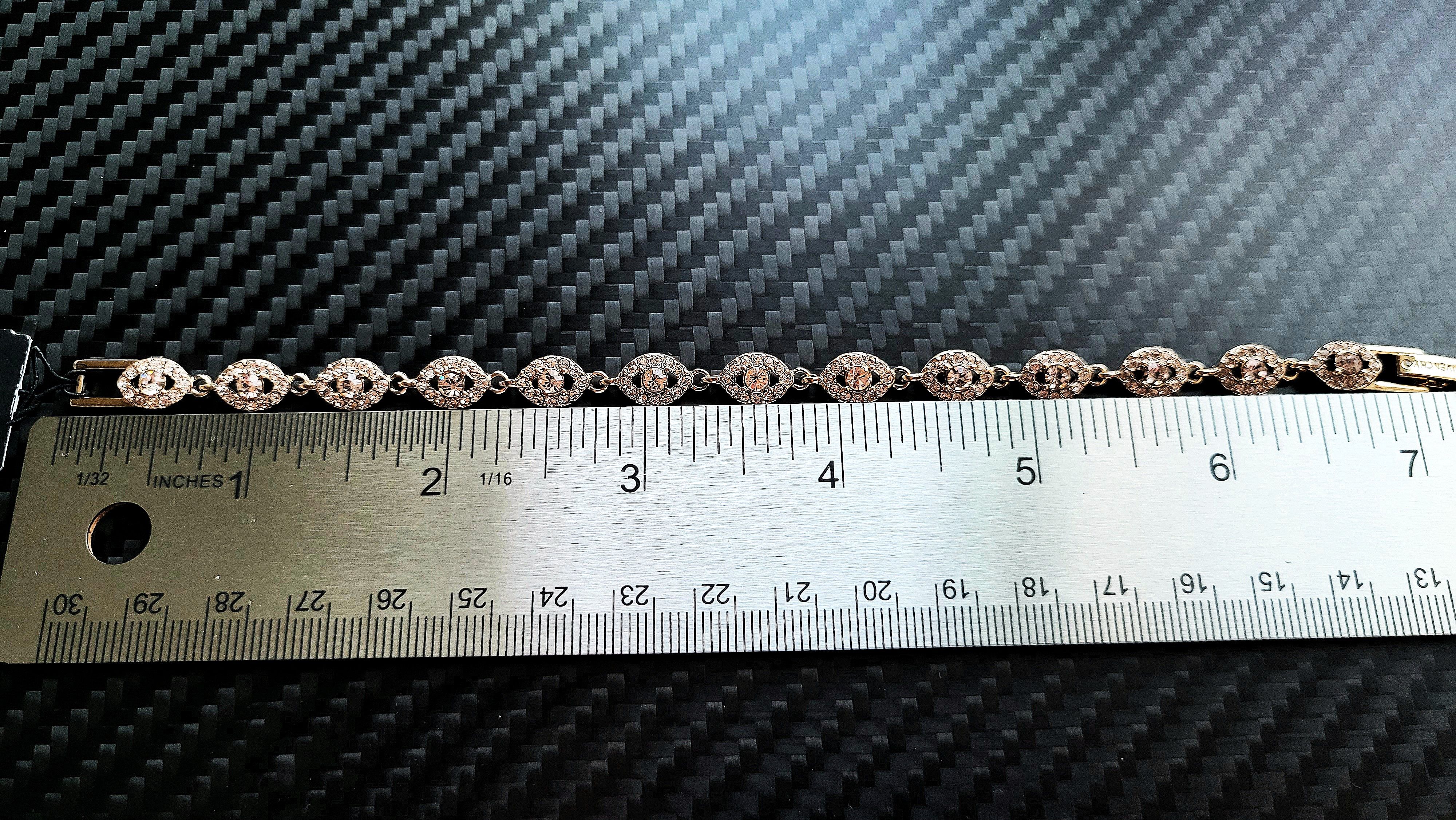 Givenchy 👁️Crystal Flex Gold Eye Bracelet Size ONE SIZE - 5 Thumbnail