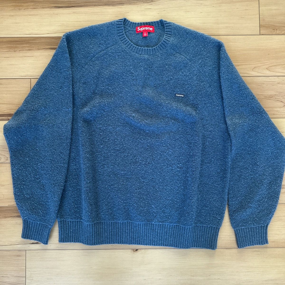 Supreme Blue Terry Small Box sweater FW24 size Medium