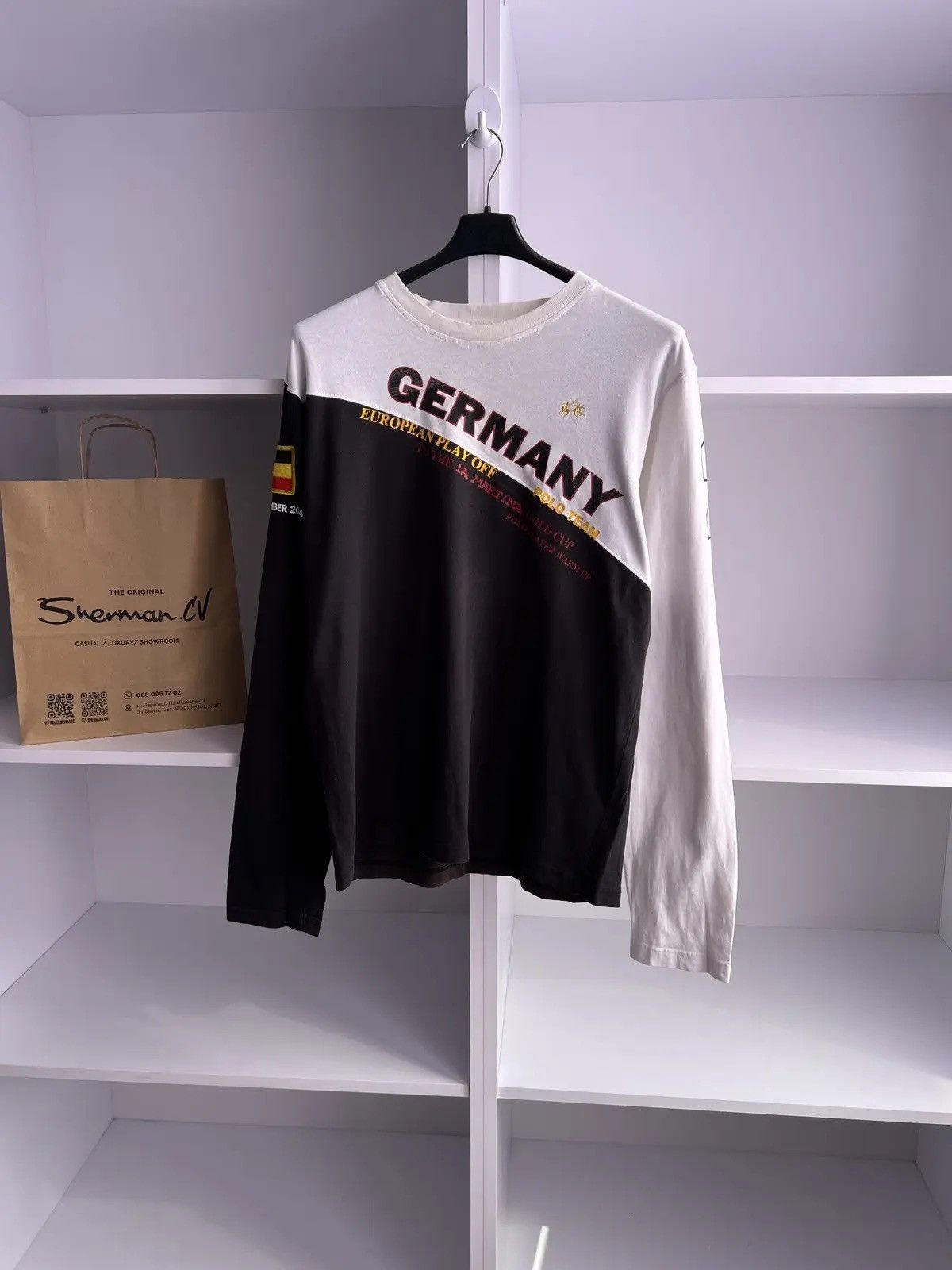 La Martina × Vintage Vintage La Martina Germany Long sleeve Size US L / EU 52-54 / 3 - 1 Thumbnail