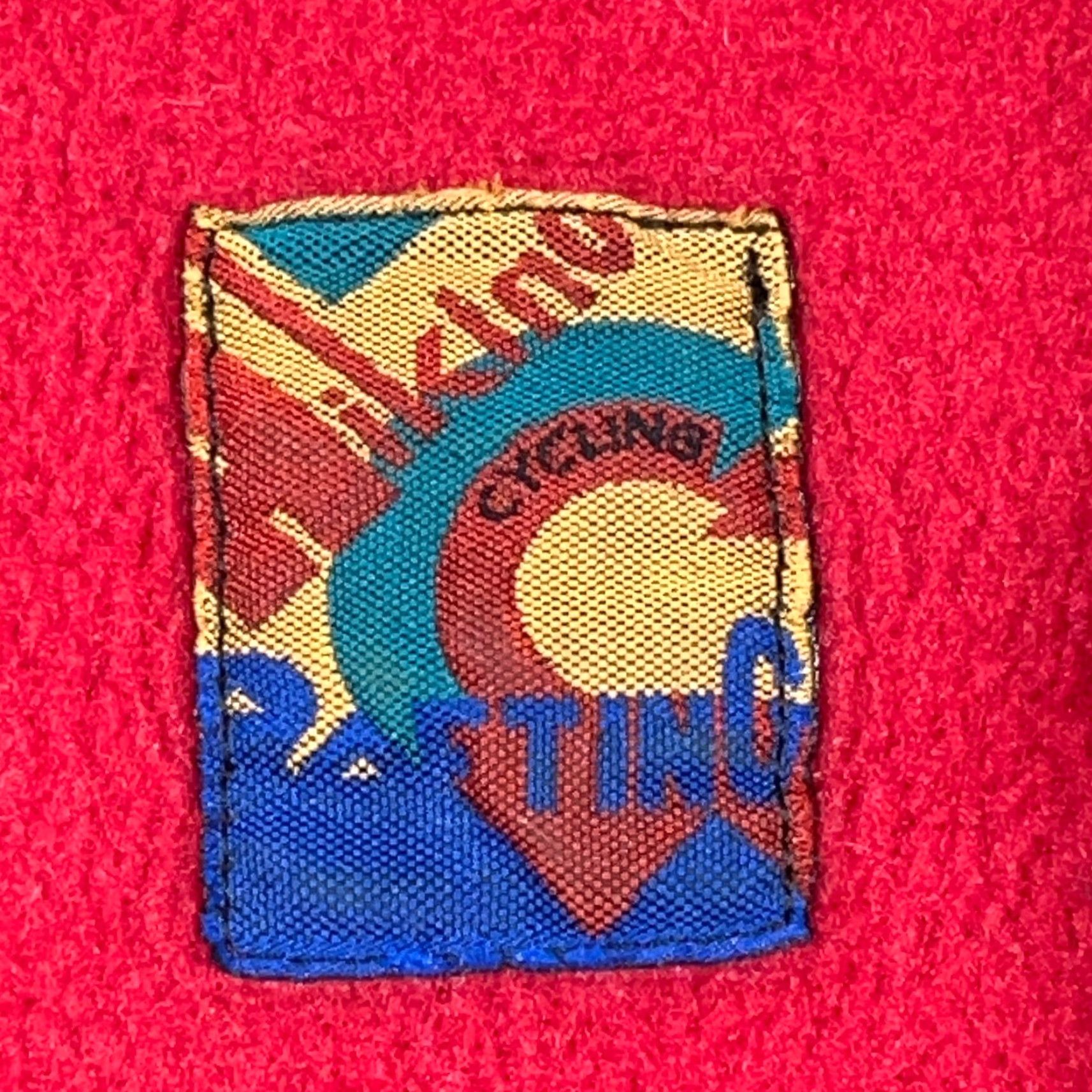 Vintage Millet Red Black Fleece Pullover Sweater Men M 90s Vintage Mock Neck Zipper Logo Embroidered Polartec Anorak, Solid Size US M / EU 48-50 / 2 - 6 Thumbnail