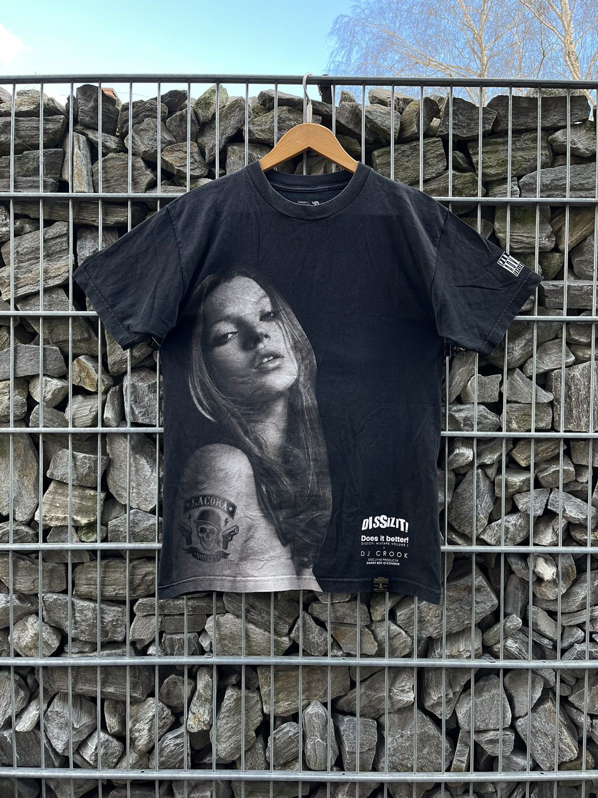 Dissizit × Made In Usa × Vintage Vintage Dissizit! Kate Moss Faded
