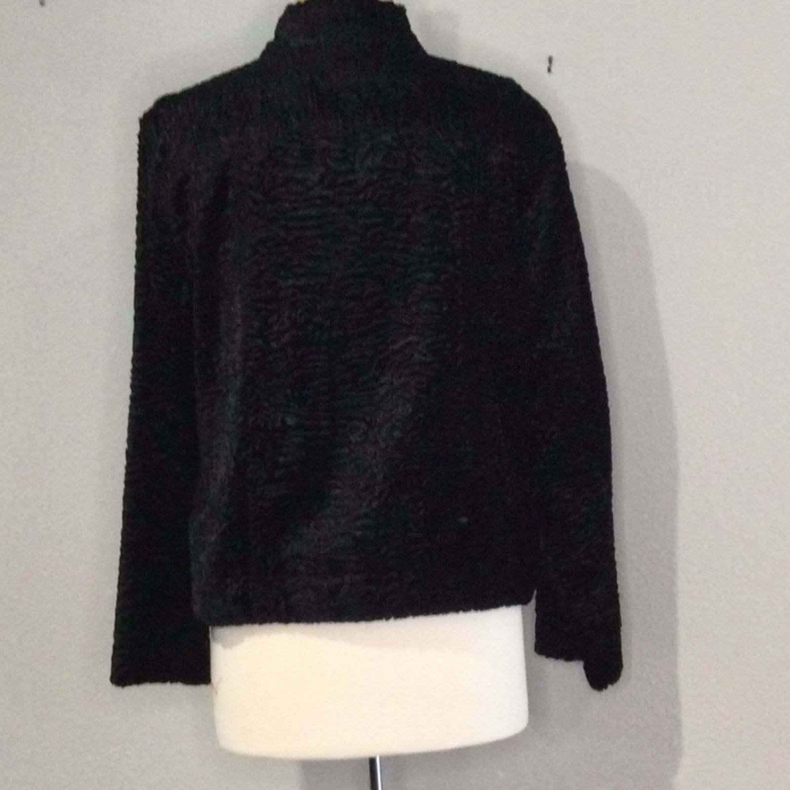 Chicos Chico's Design Vintage Black Velour Jacket Size 2/L/12 Size L / US 10 / IT 46 - 8 Thumbnail