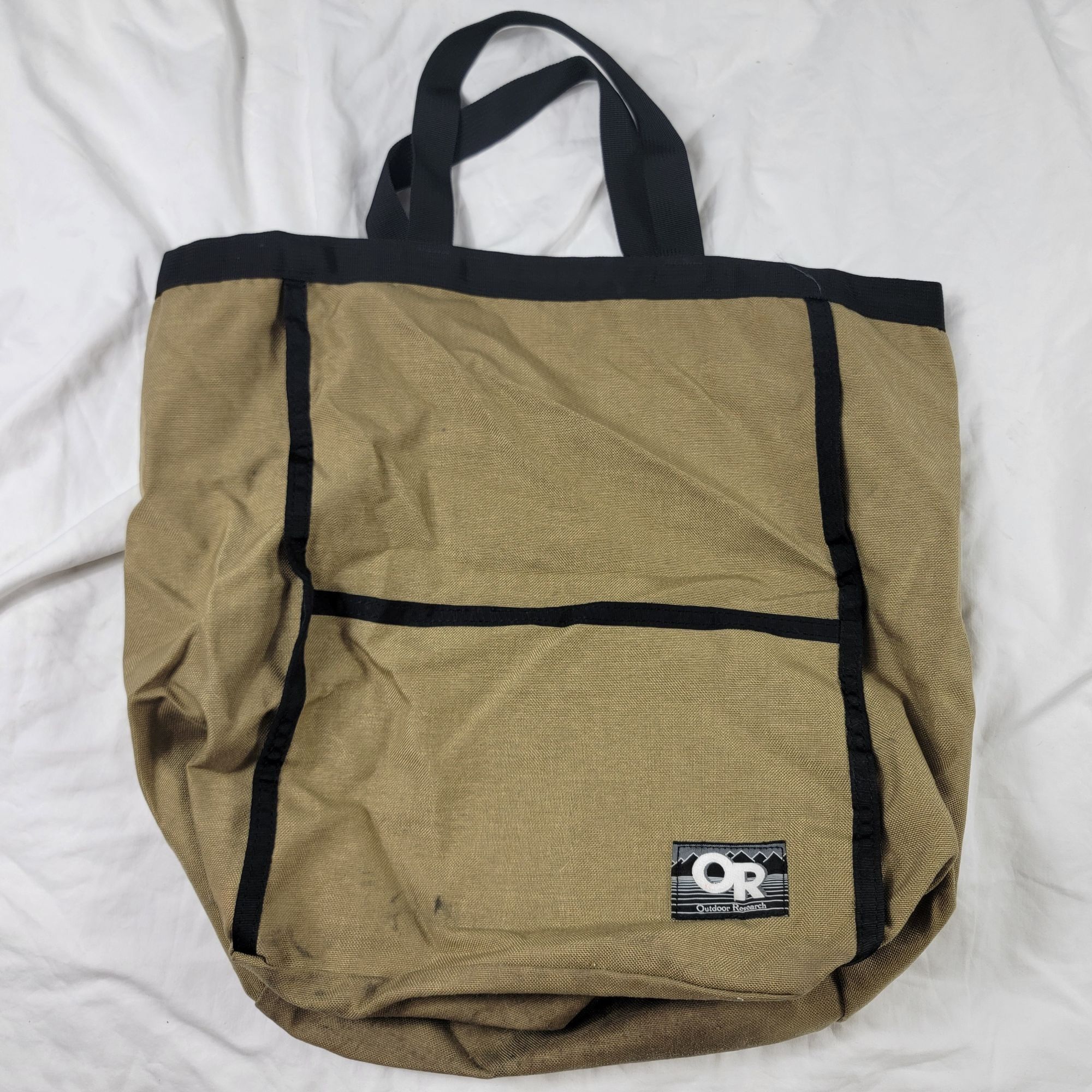 Outdoor Research Outdoor Research Canvas Tan Black Tote Bag With Handles Trav Size ONE SIZE - 1 Thumbnail