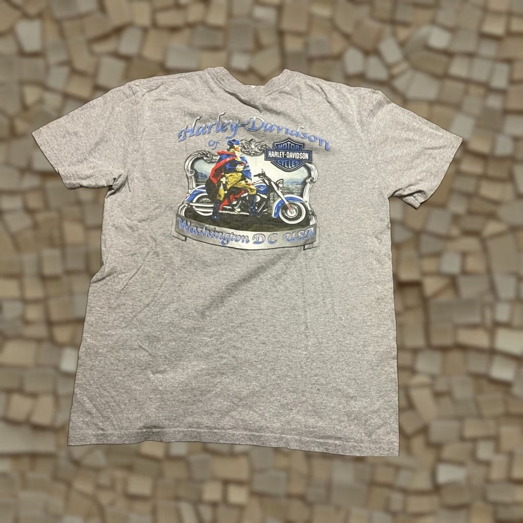 Harley Davidson Harley-Davidson Shirt Men’s Large Gray Pocket Graphic Print Washington DC Shirt (T-Shirt) Men’s Large Gray Pocket Graphic Print Washington DC Size L / US 10 / IT 46 - 1 Thumbnail