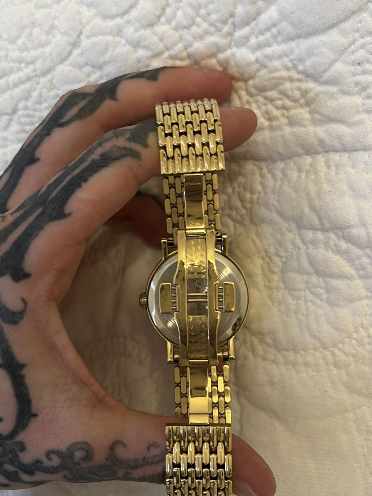 Versace Versace Virtus Quartz Black Dial Gold Watch Size ONE SIZE - 6 Thumbnail