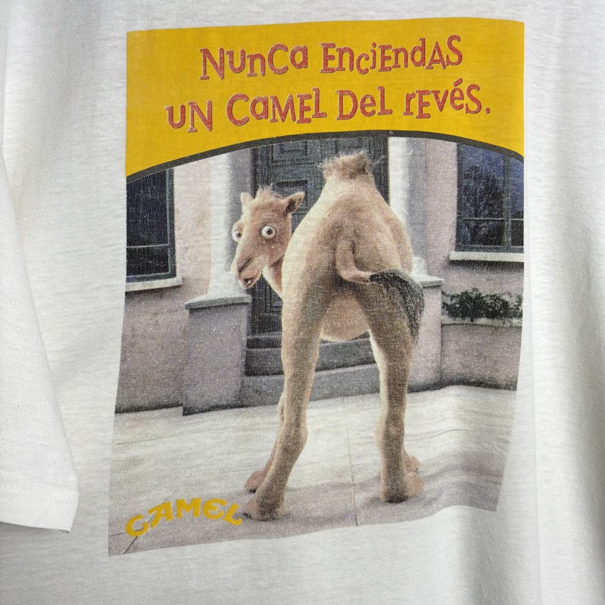 Camel × Vintage Vintage 90s Camel Cigarettes Graphic T-Shirt Size US XL / EU 56 / 4 - 3 Thumbnail