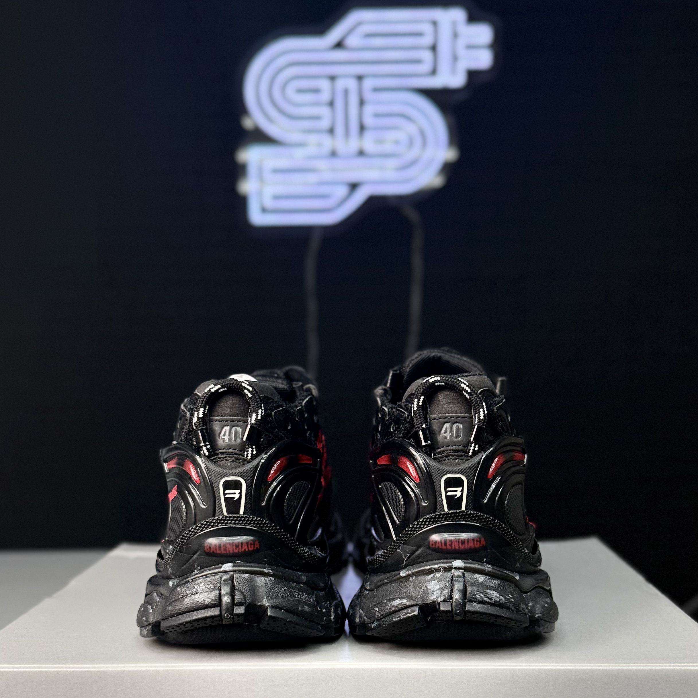 Balenciaga Balenciaga Runner Black Graffiti Size US 7 / EU 40 - 6 Thumbnail