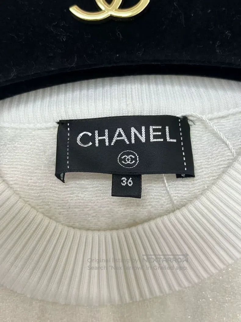 Chanel Chanel White sweatshirt Size XS / US 0-2 / IT 36-38 - 4 Thumbnail