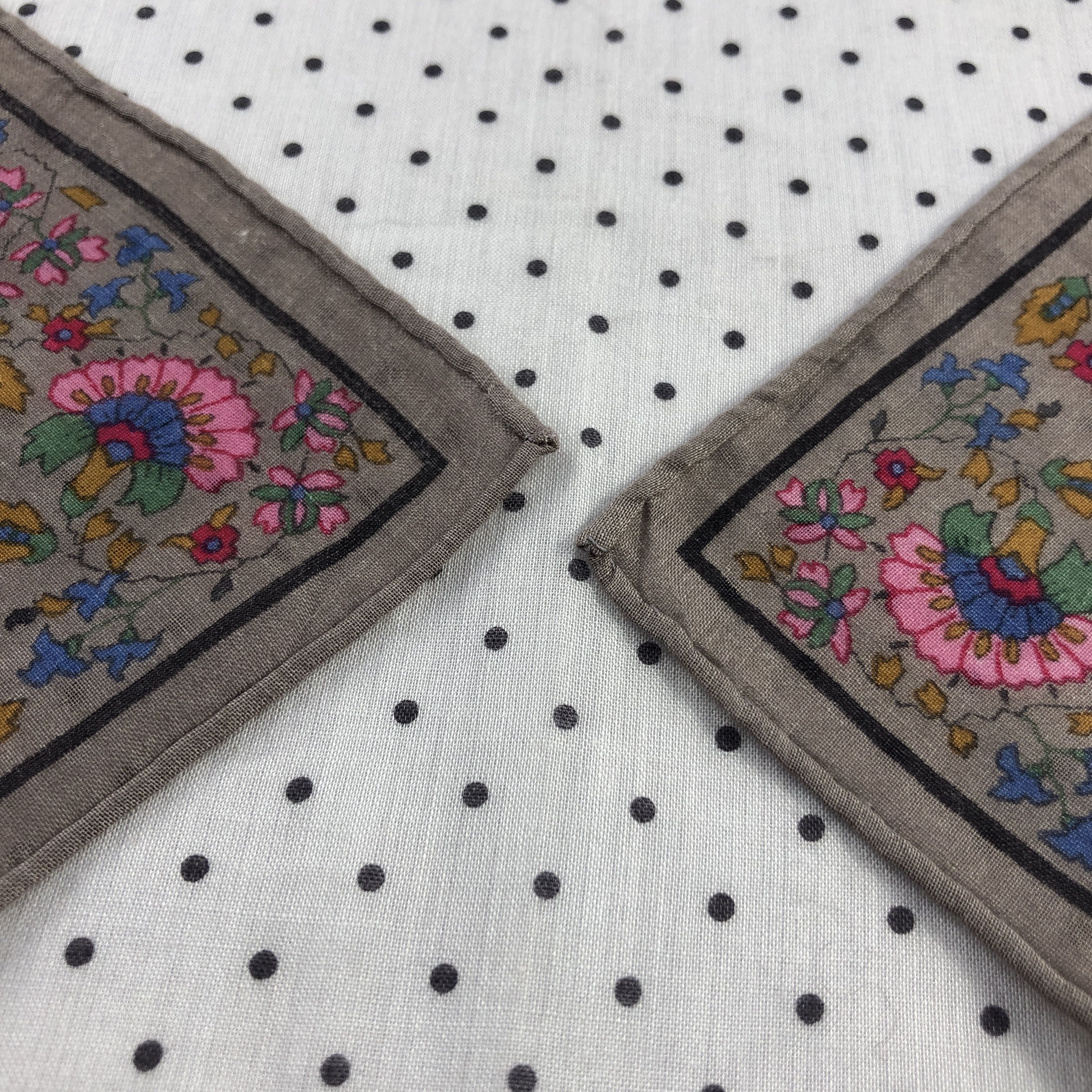 Vintage × Yves Saint Laurent YSL Handkerchief Neckerchief Bandana H2593 Size ONE SIZE - 4 Thumbnail
