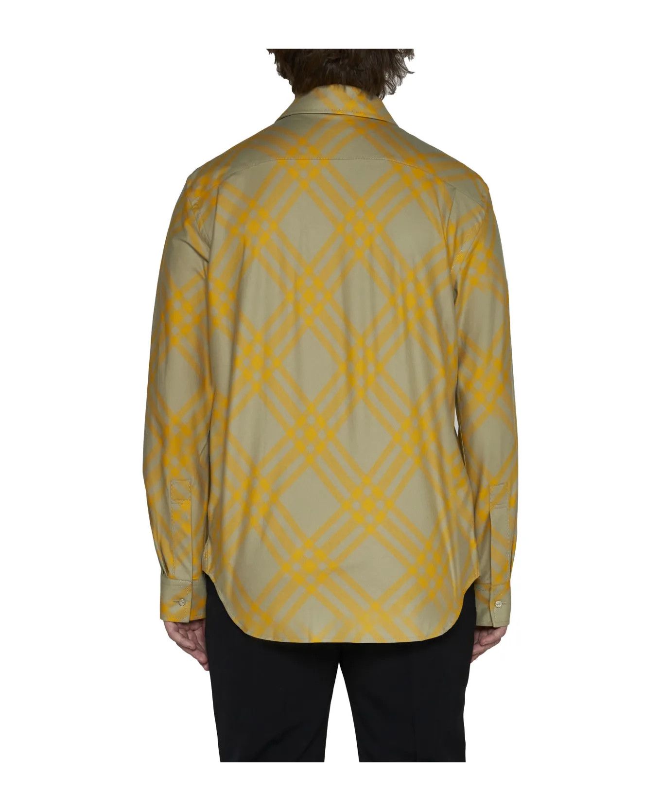 Burberry o1y0426 Checked Shirt in Beige/Yellow Size US L / EU 52-54 / 3 - 4 Thumbnail