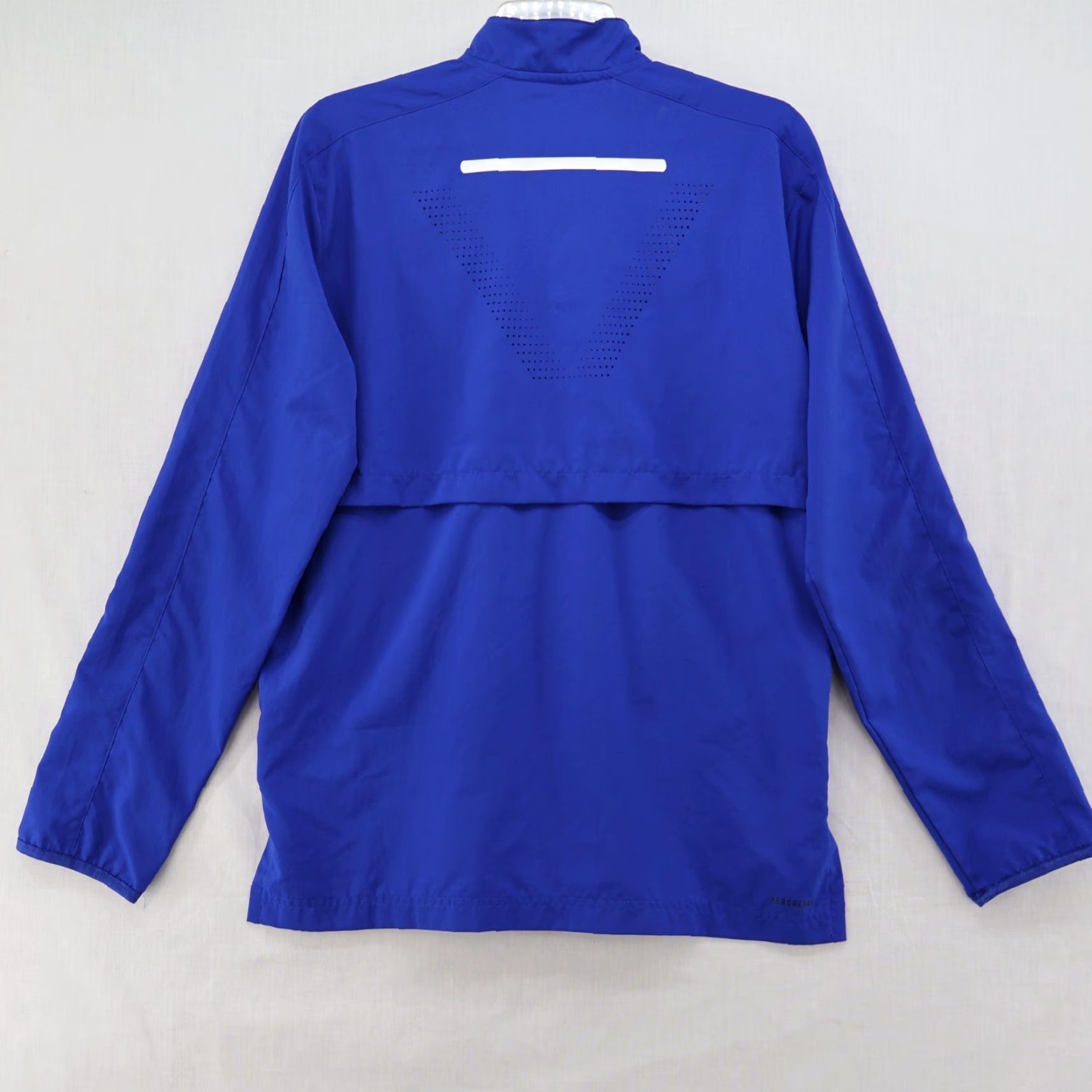 Adidas VINTAGE not applicable; adidas Primegreen Mens Coach Long Sleeve 1/4 Zip Jacket Pocket XS Royal Blue Size US XS / EU 42 / 0 - 5 Thumbnail