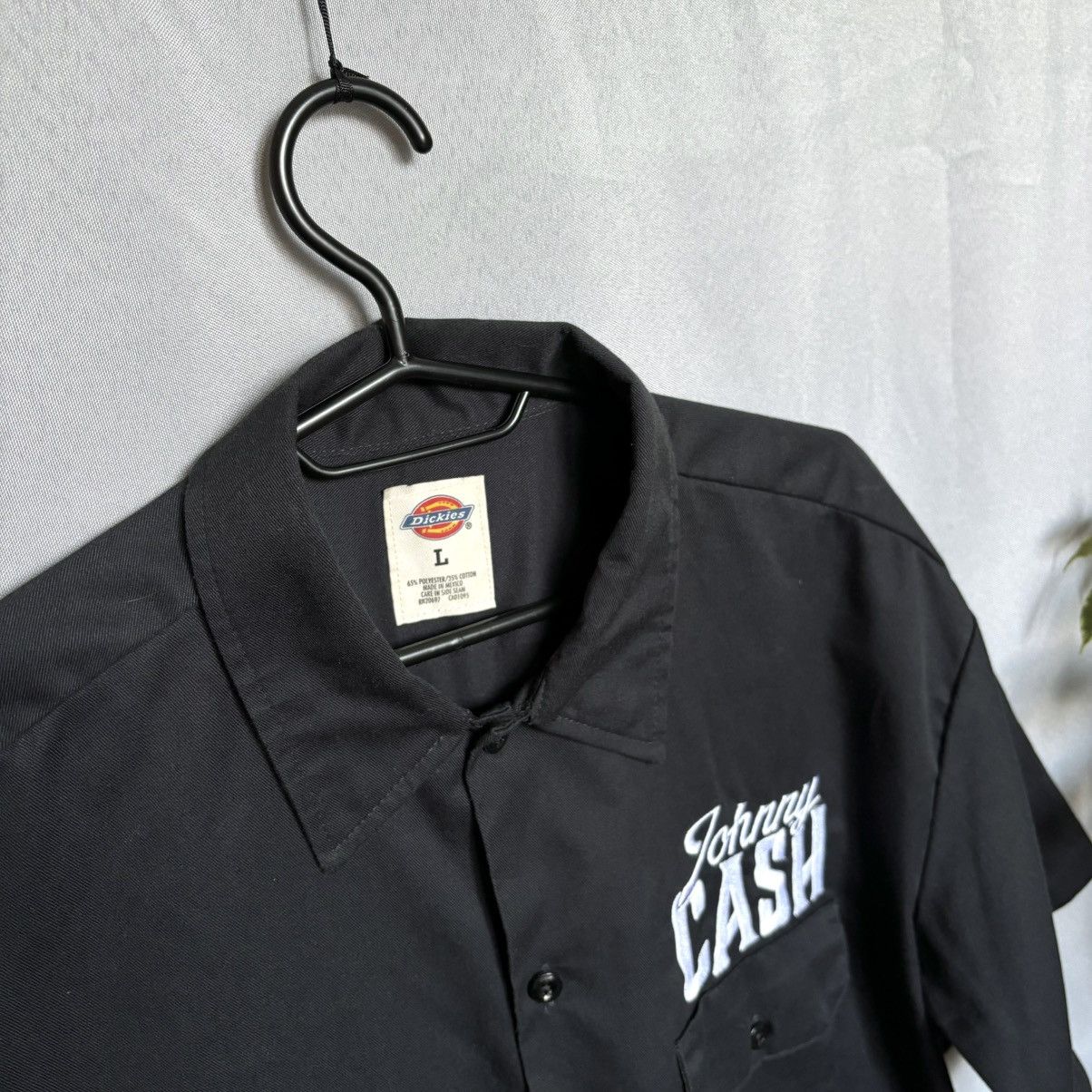 Dickies Dickies Johny Cash shirt button up black large vintage rare Size US L / EU 52-54 / 3 - 5 Thumbnail